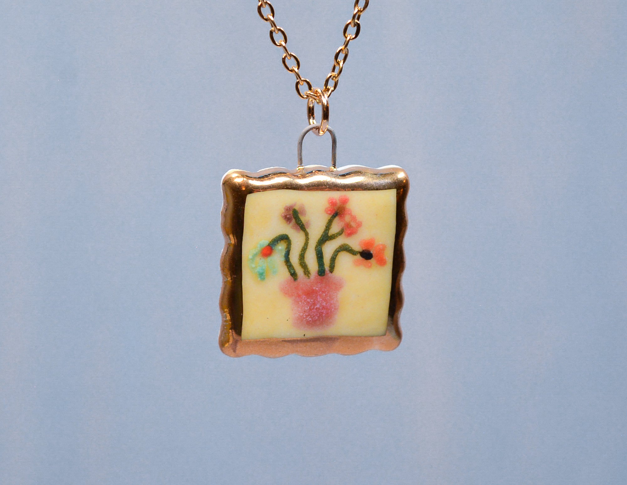 Florist Portrait Necklace