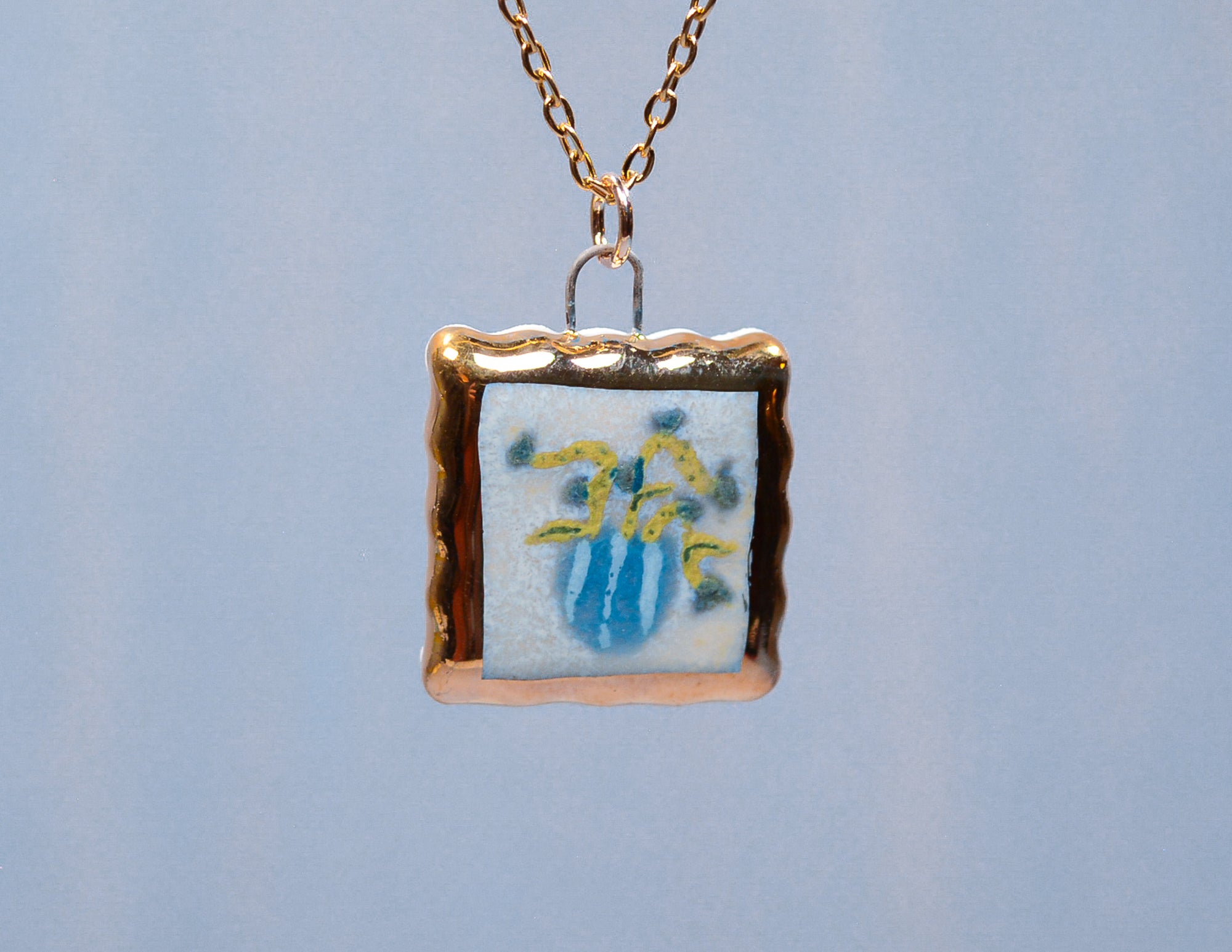 Bluebell Portrait Necklace