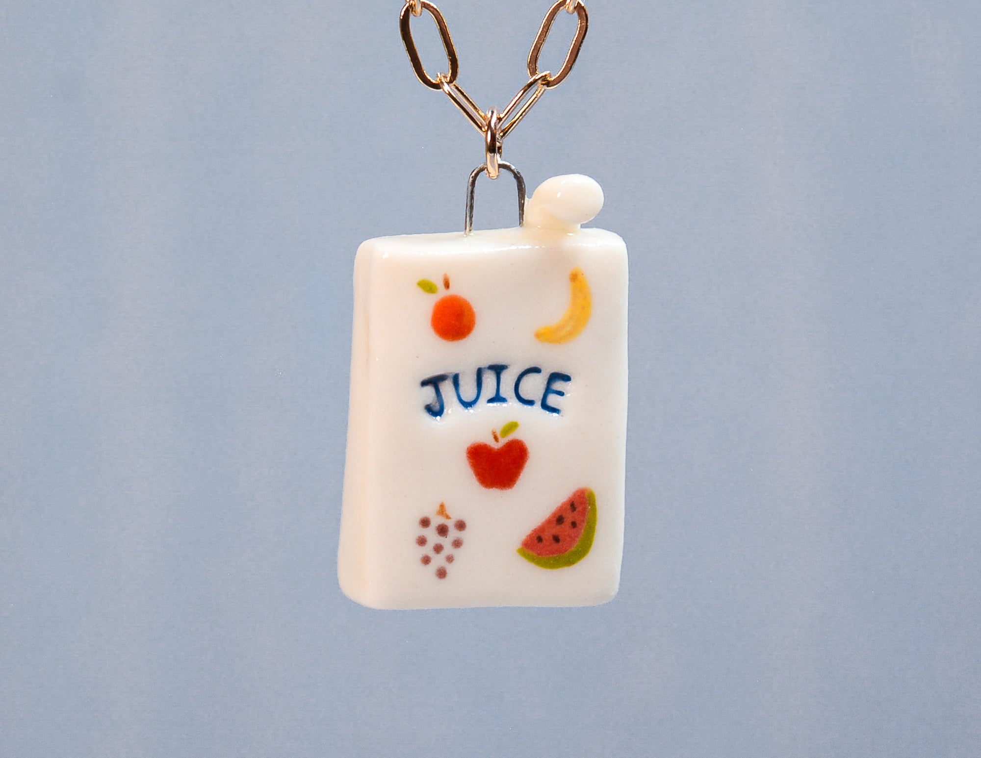 Juice Box Necklace