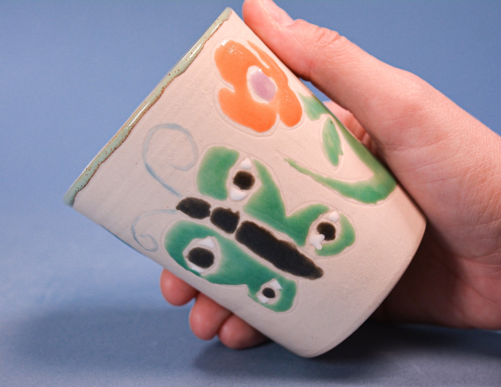 Bee and Butterfly Cup