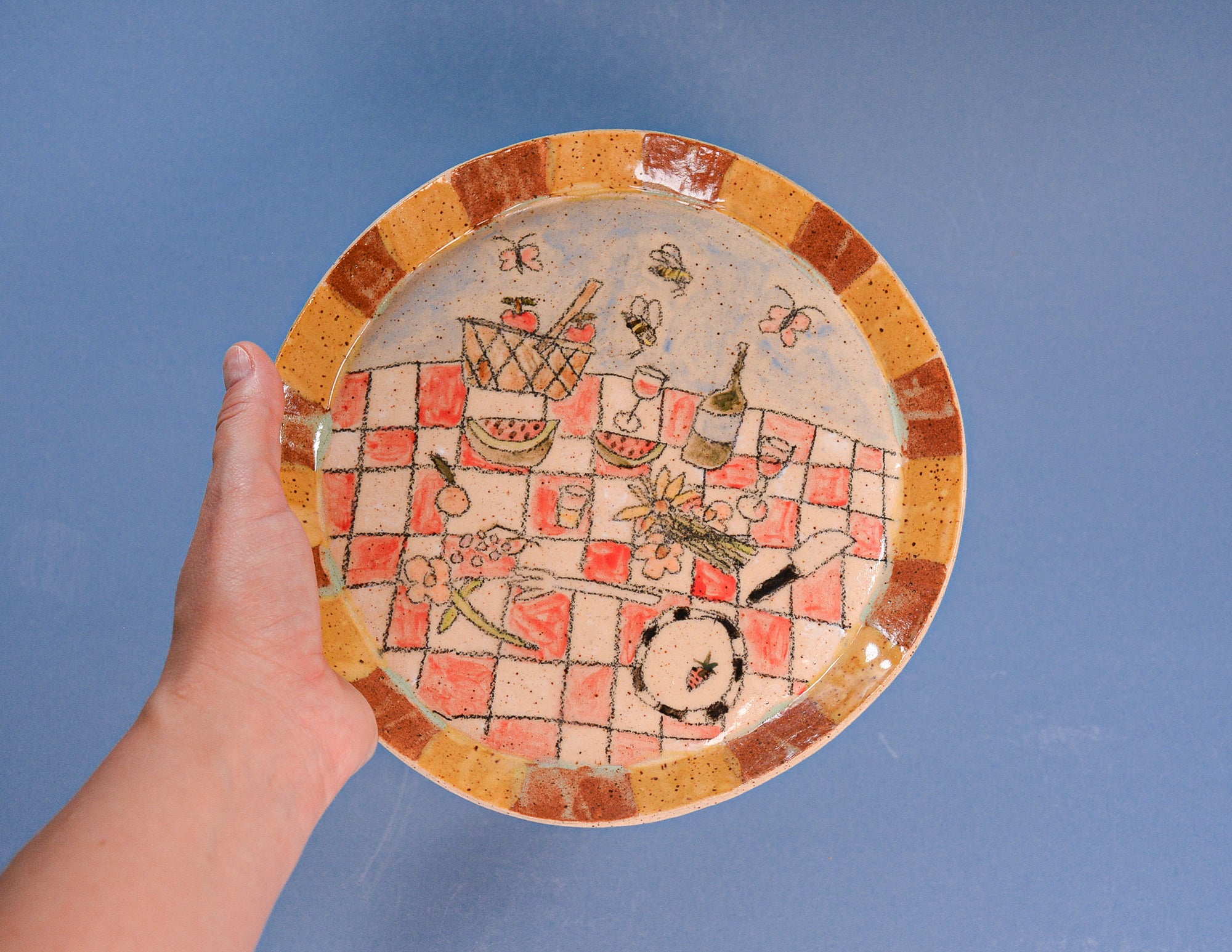 The Picnic Scene Plate