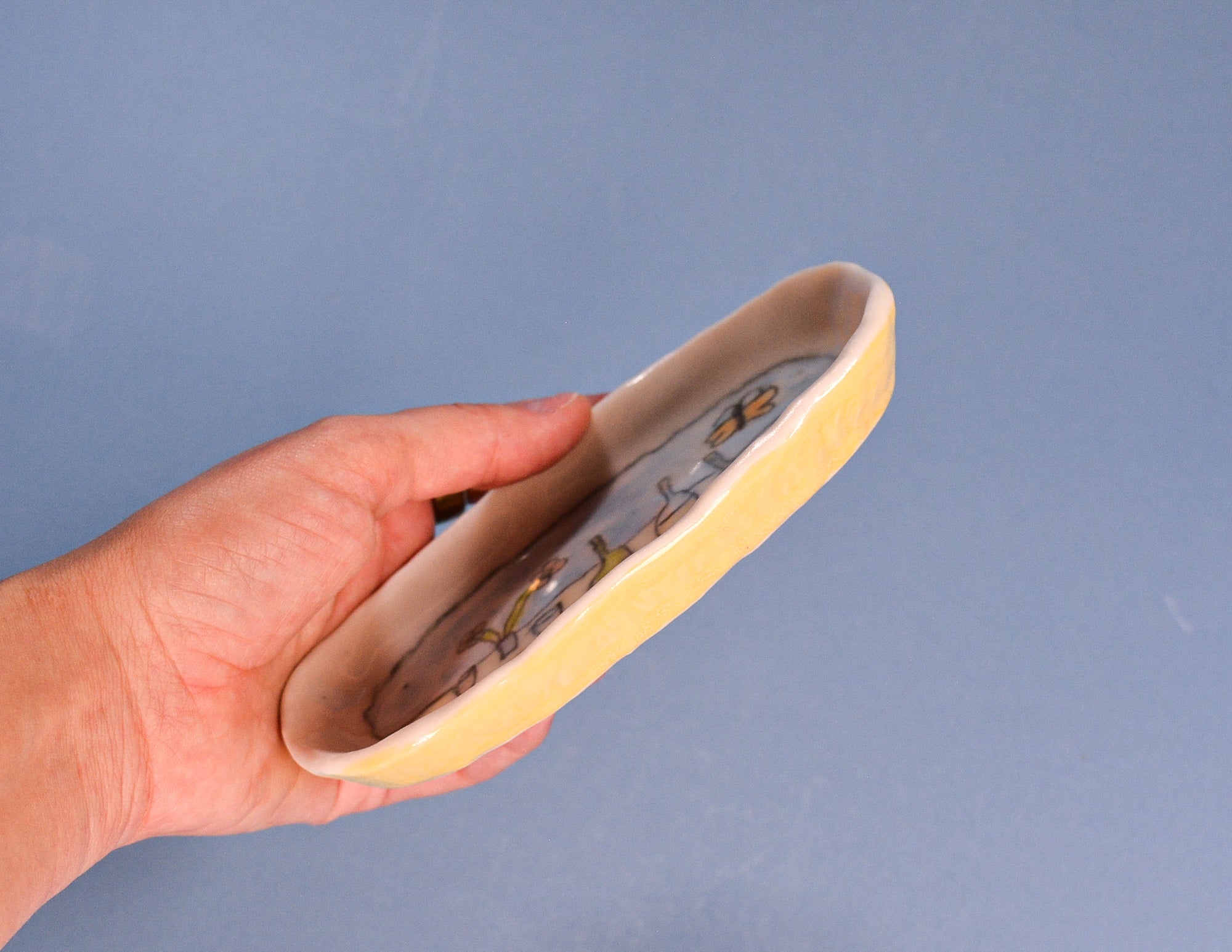 Wine Picnic Porcelain Plate