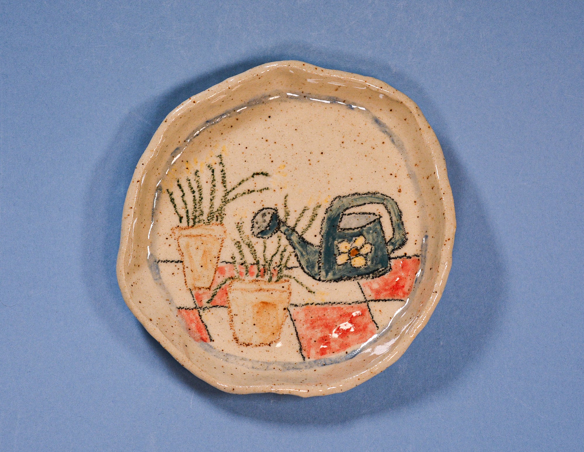 Watering Can Plate