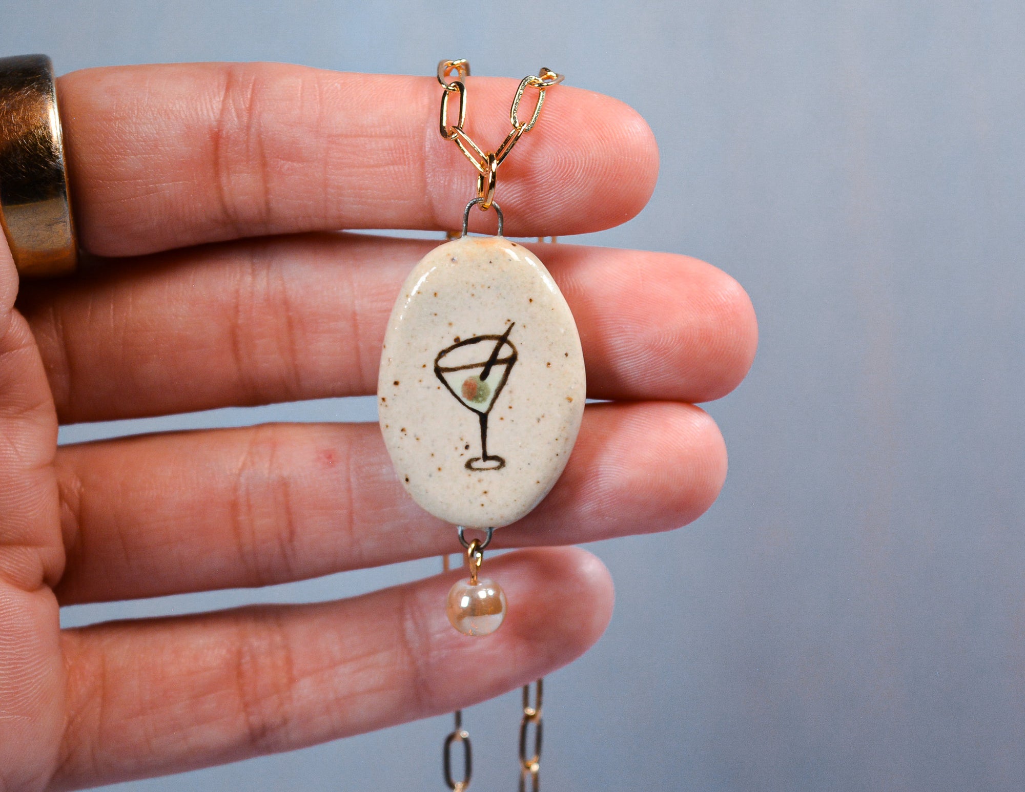 Dirty Martini Necklace