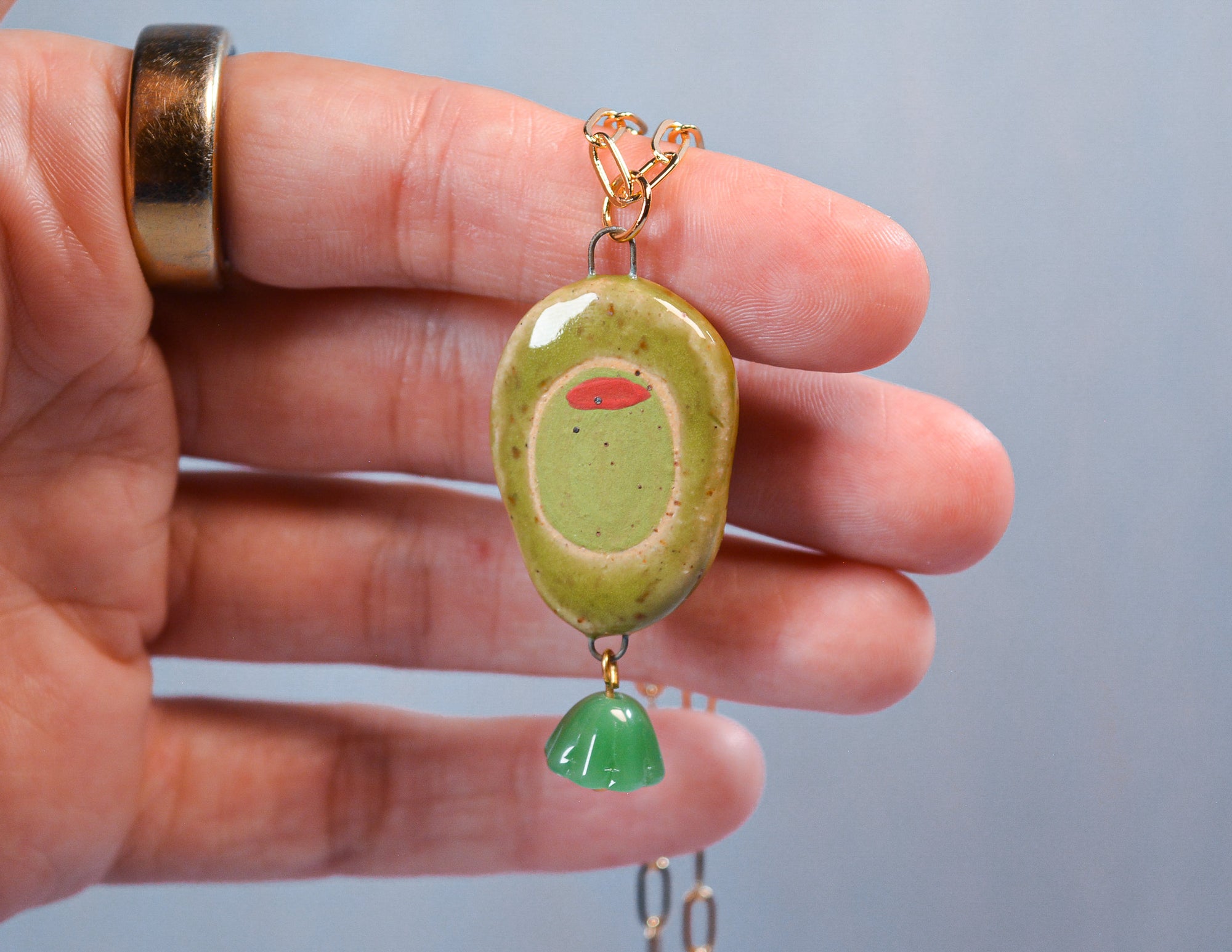 Green Olive Necklace