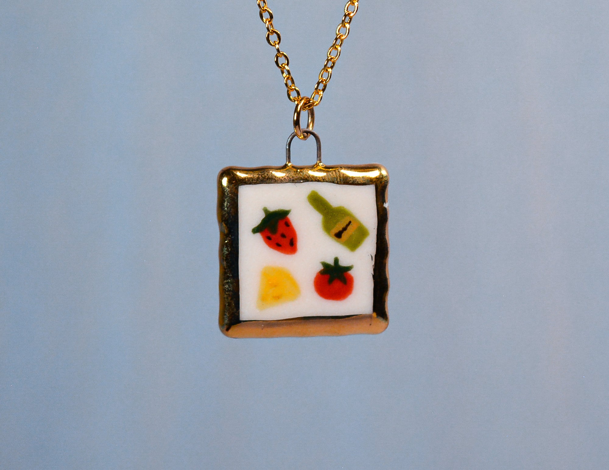 Picnic Things Portrait Necklace