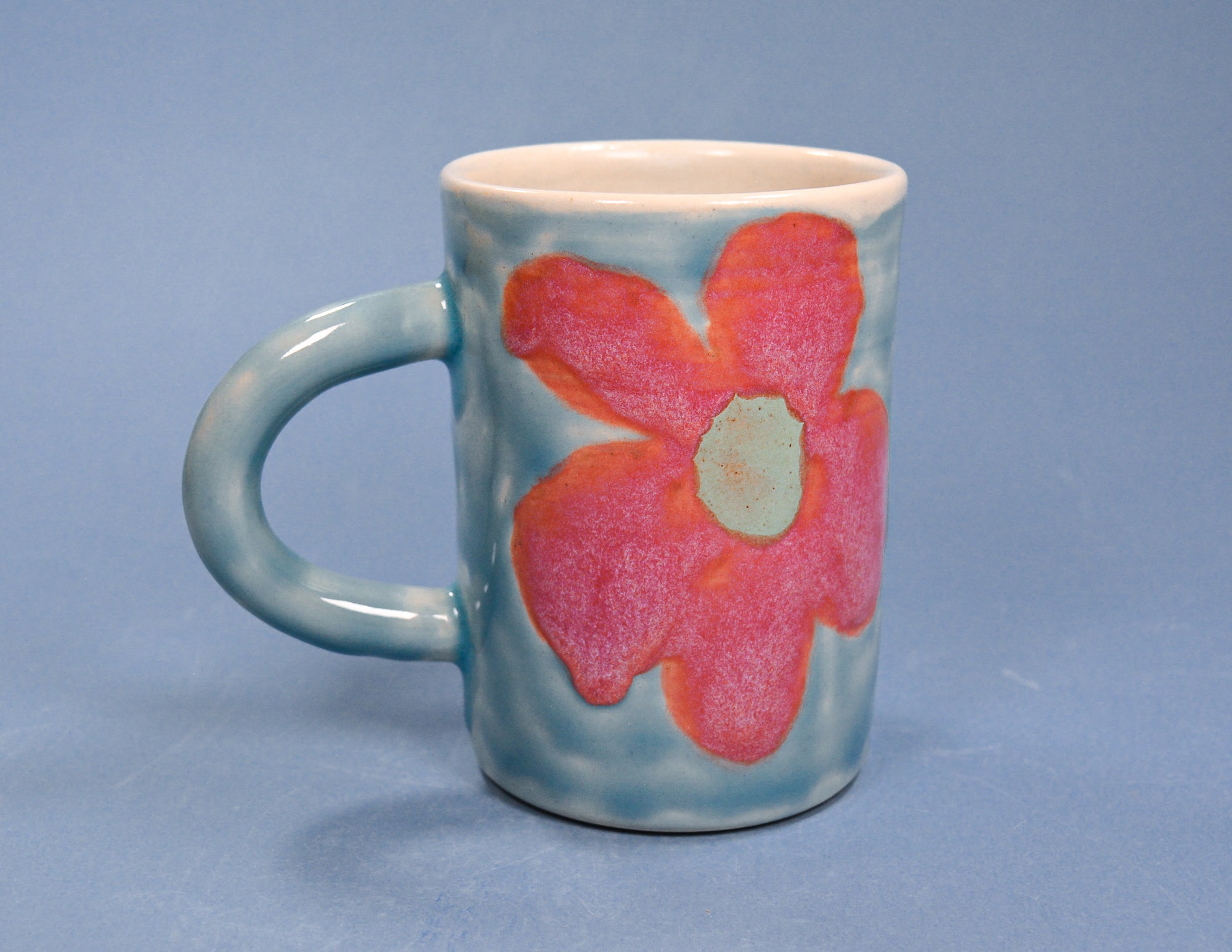 Big Flowers and Bees Mug