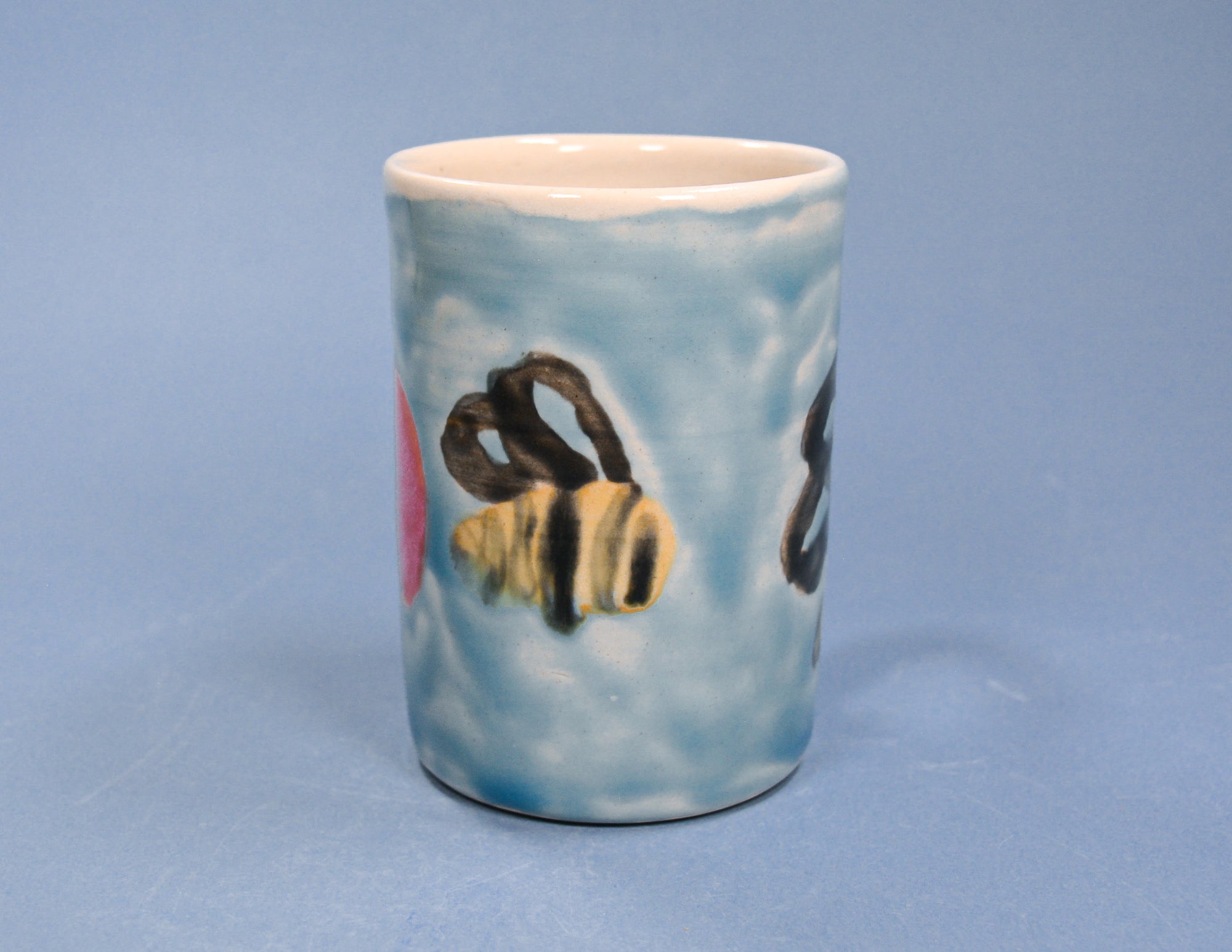 Big Flowers and Bees Mug