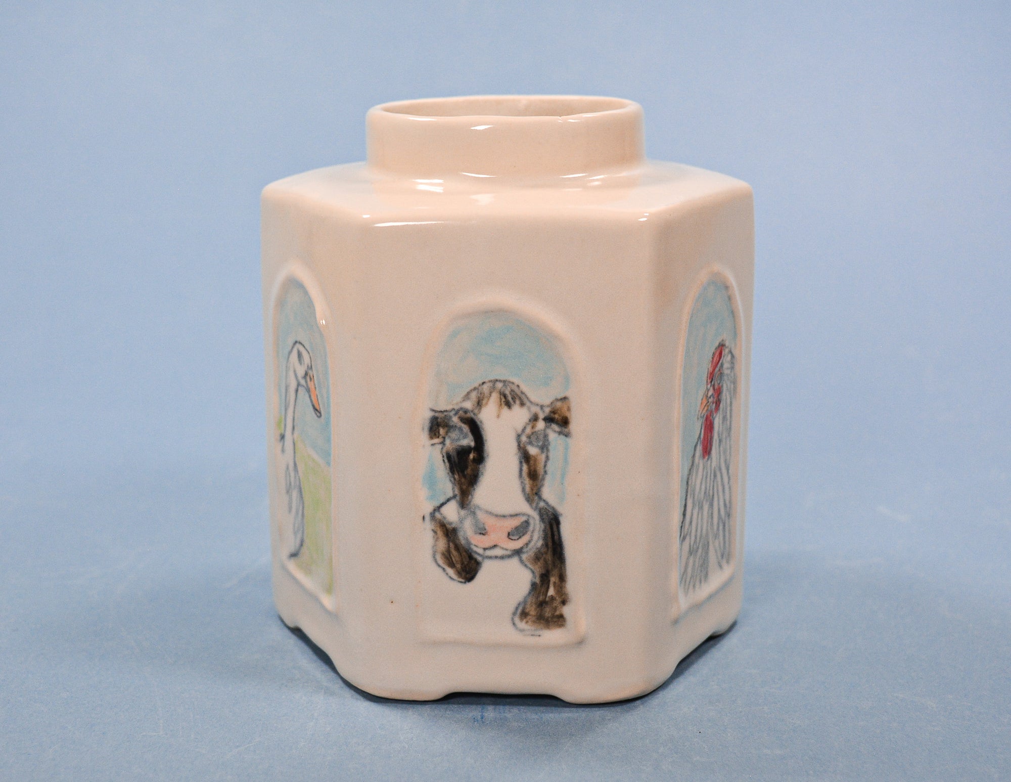 Farm Animals Vase