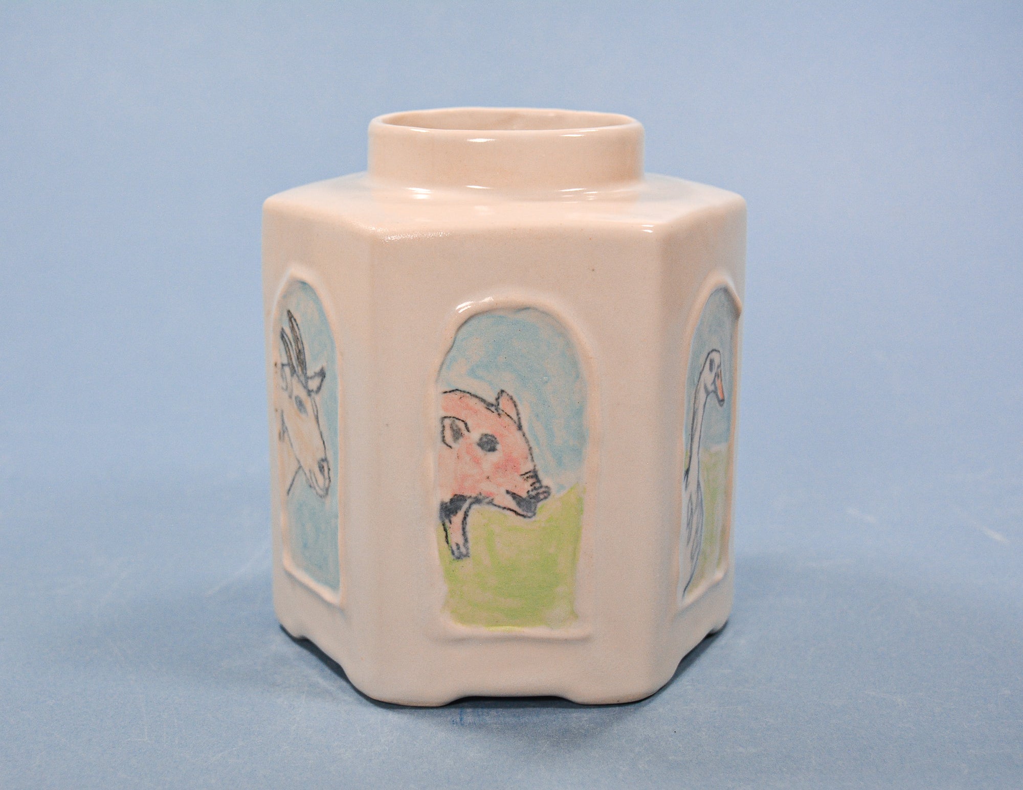 Farm Animals Vase