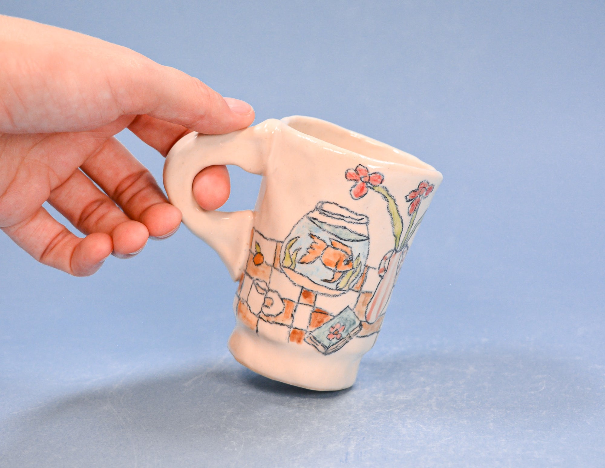 Goldfish Desk Coffee Cup