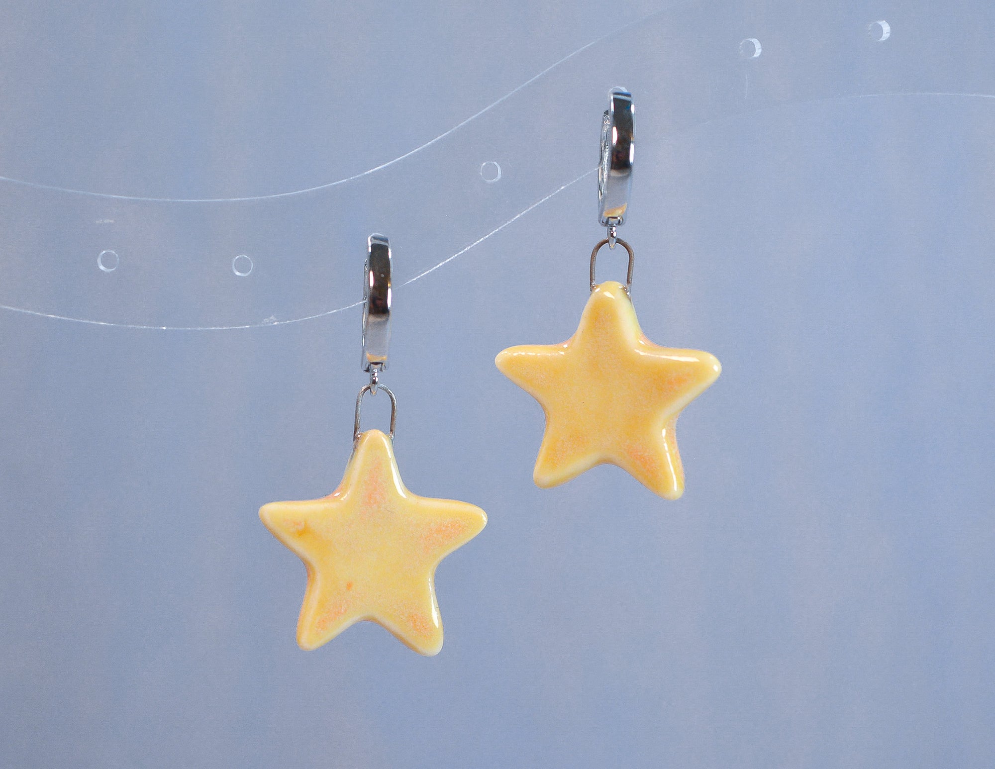 Swirly Star Earrings