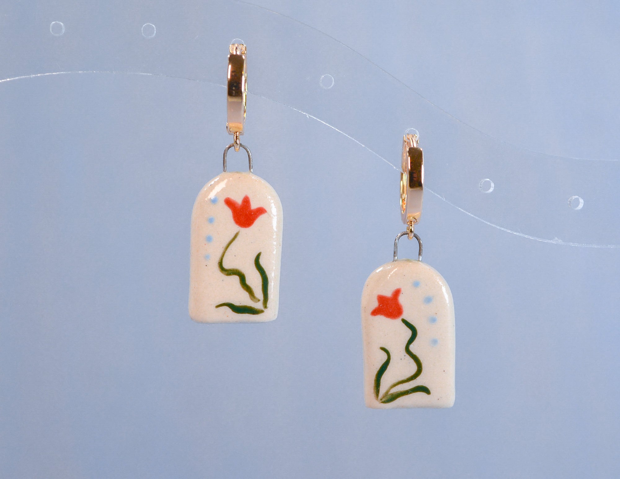 Tulip Arch Earrings