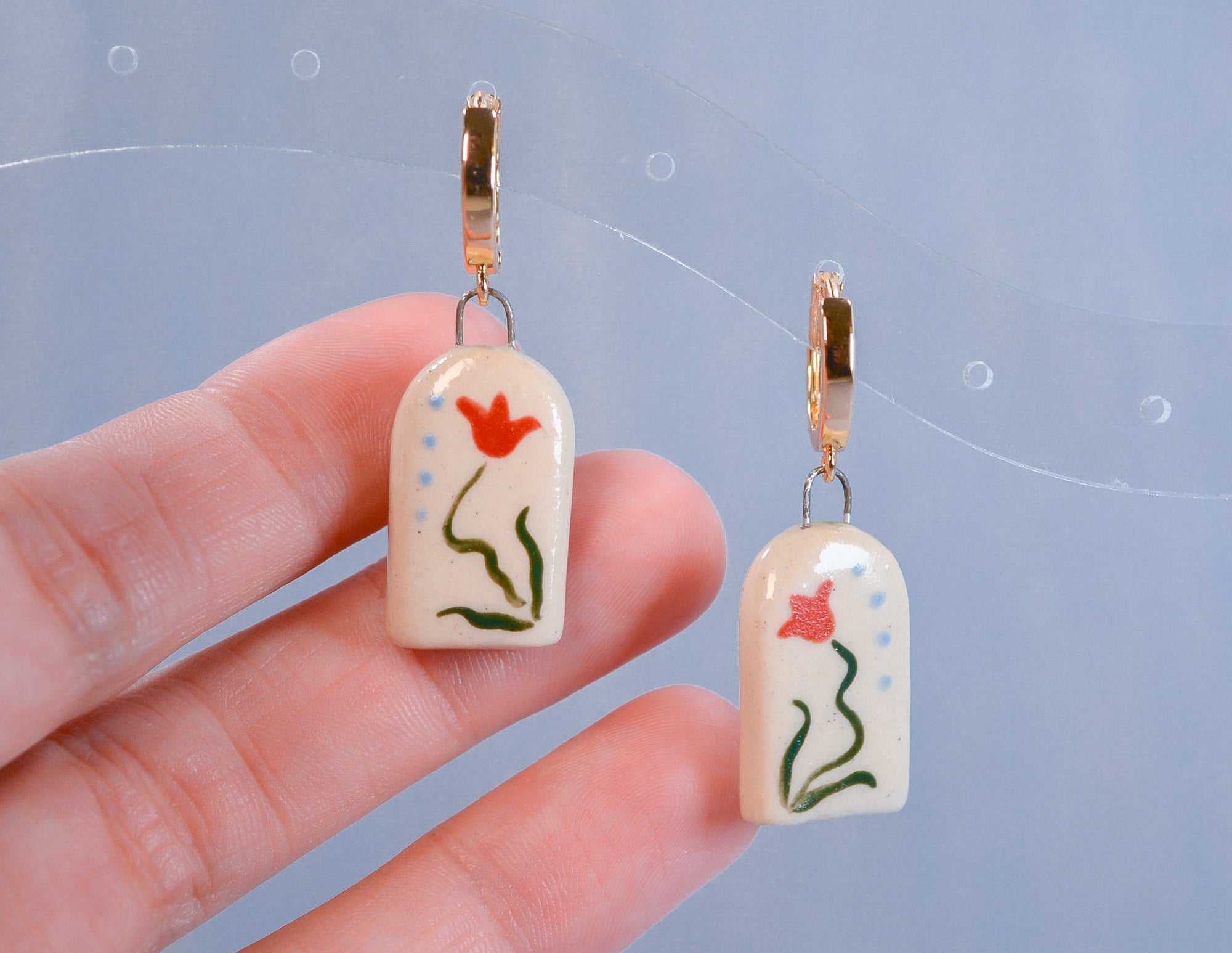 Tulip Arch Earrings