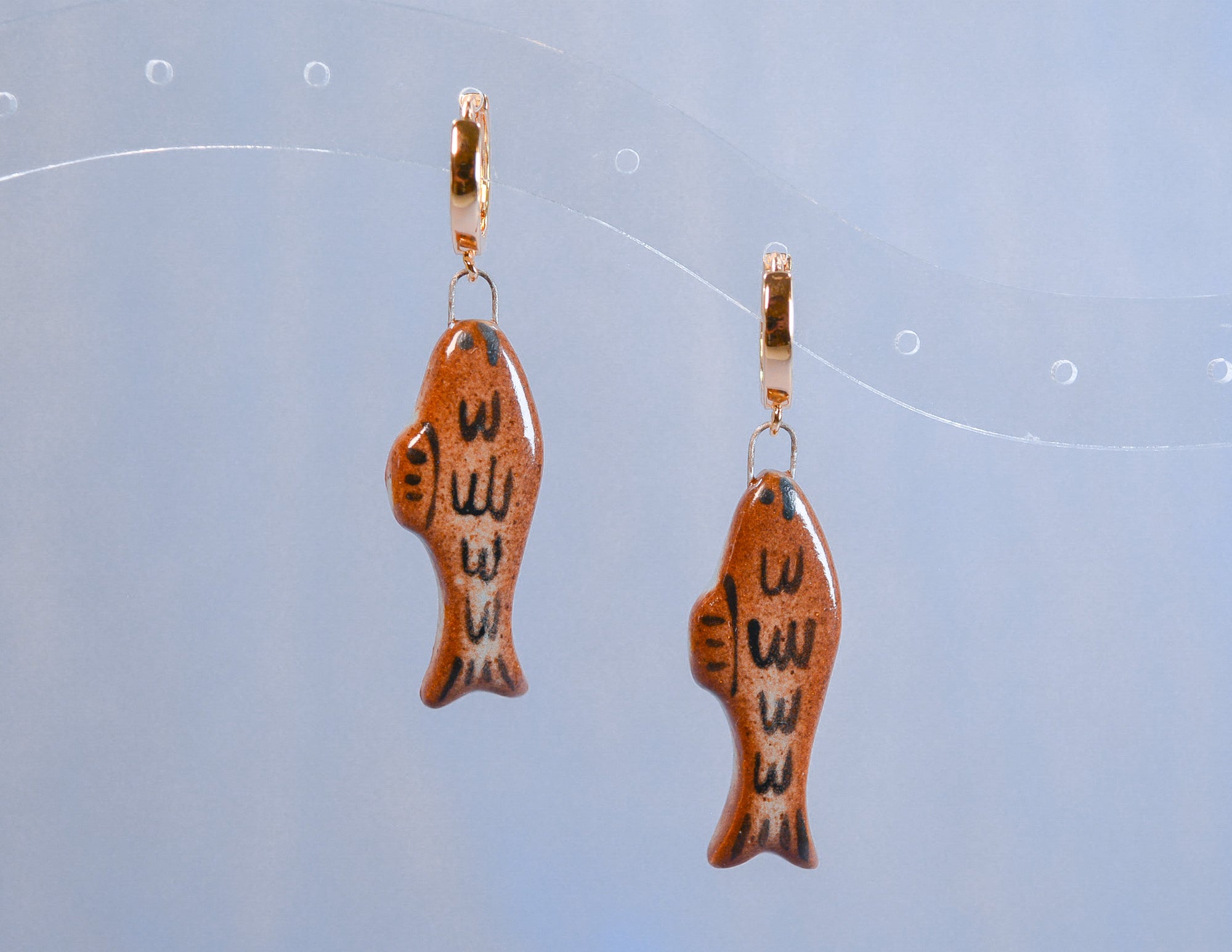 Shino Fish Earrings