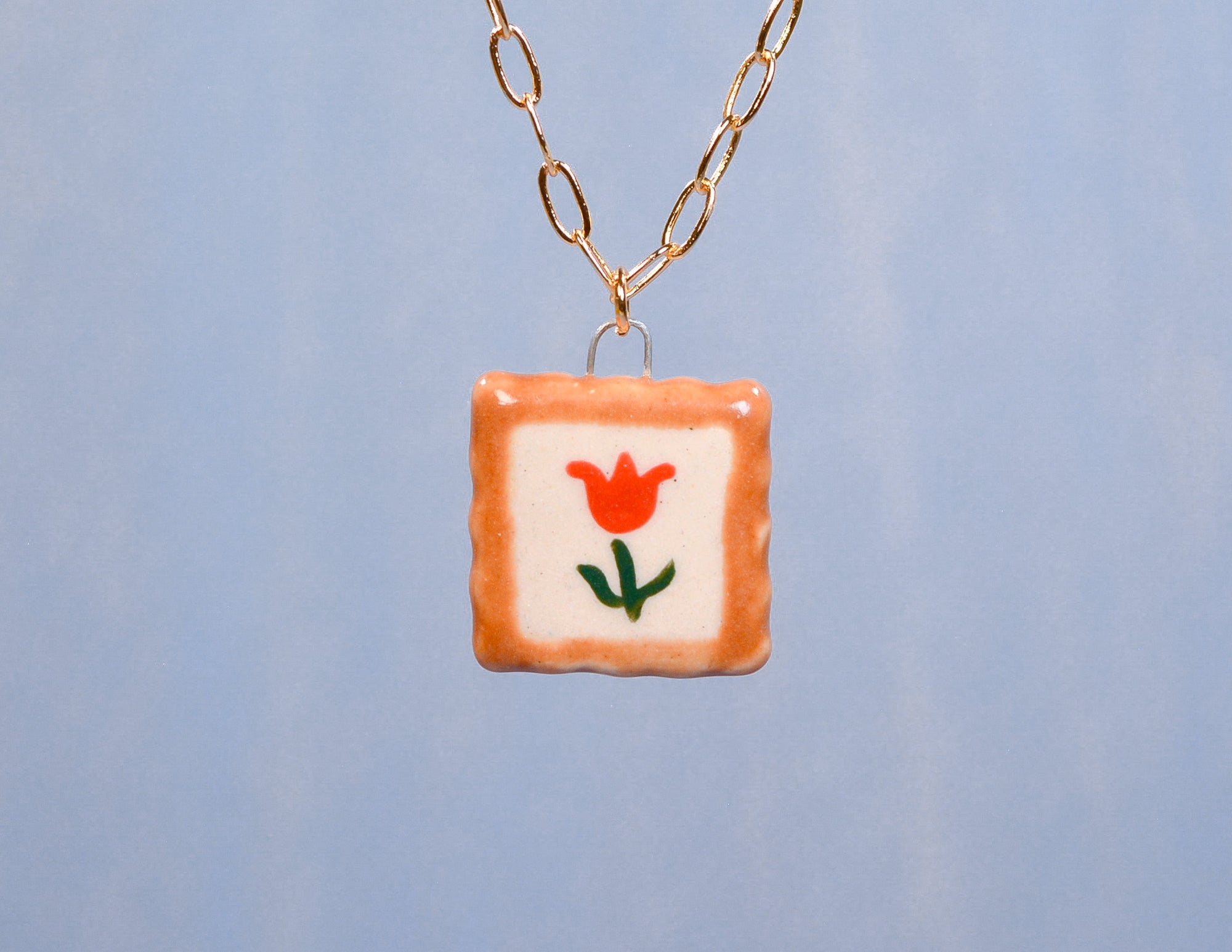 Tulip Frame Necklace
