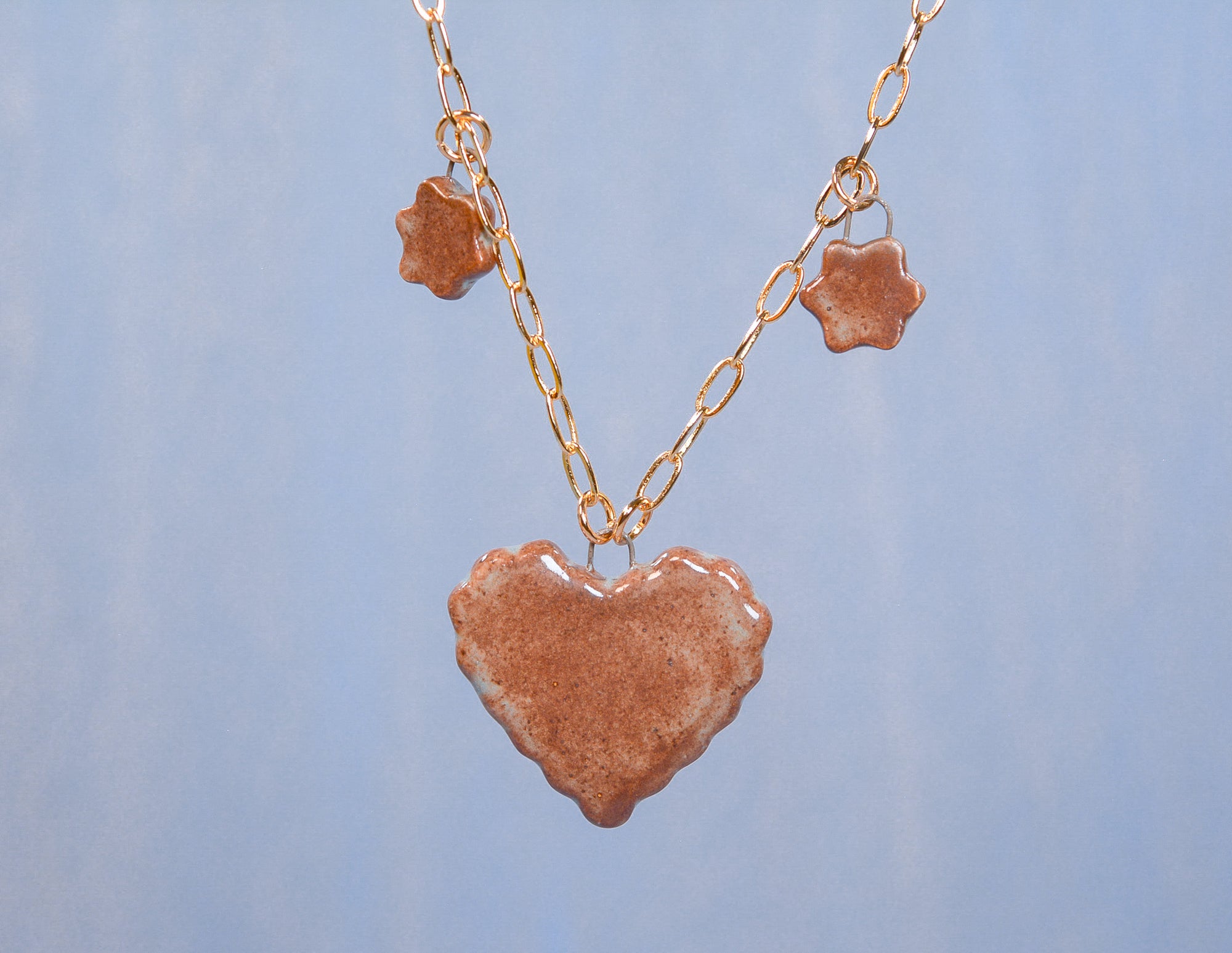 Yellow Sun Heart Necklace