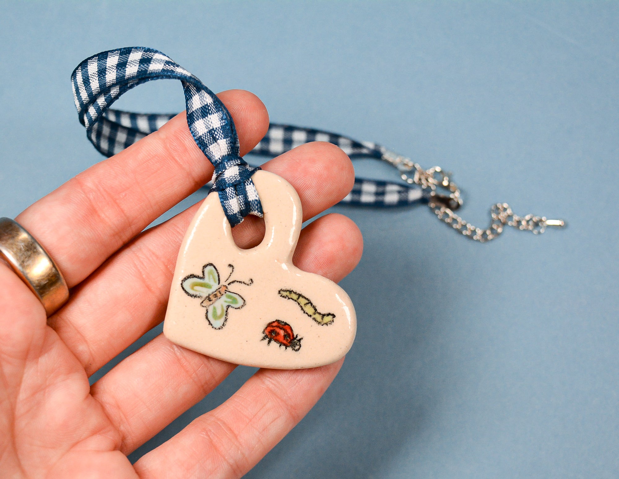 Picnic Bugs Choker Necklace