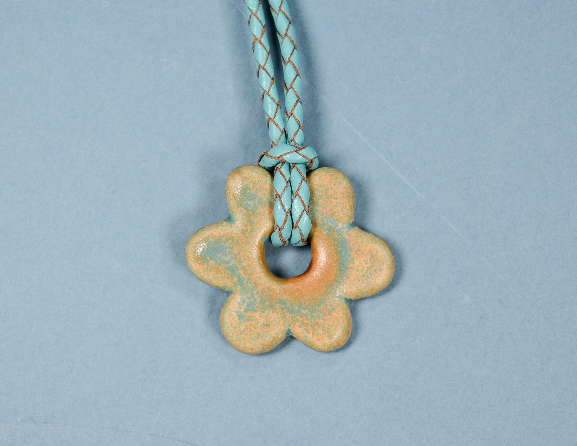 Riptide Open Daisy Braided Lace Necklace