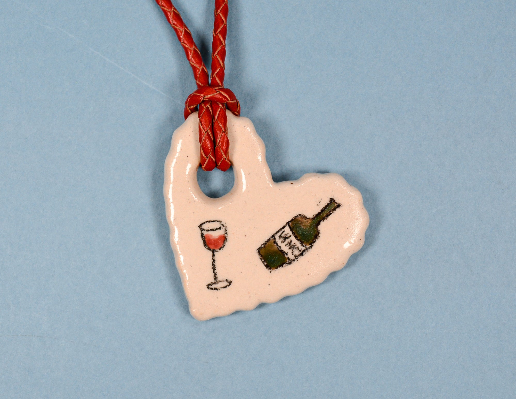 Wine Night Braided Lace Necklace