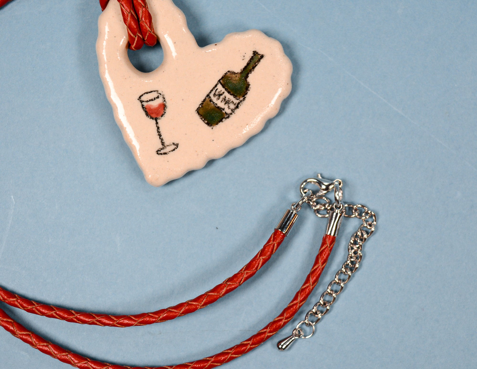 Wine Night Braided Lace Necklace