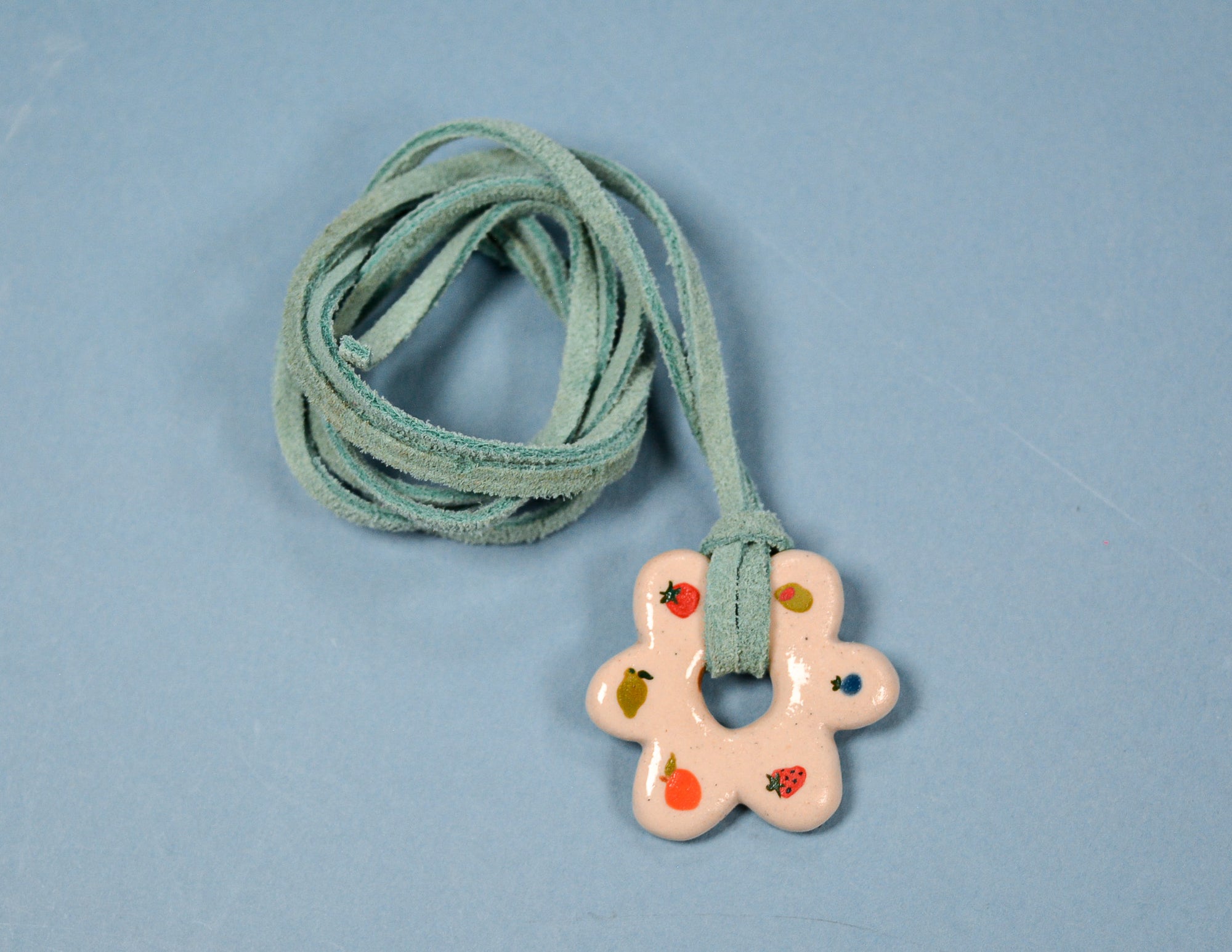 Fruit Salad Open Daisy Adjustable Necklace