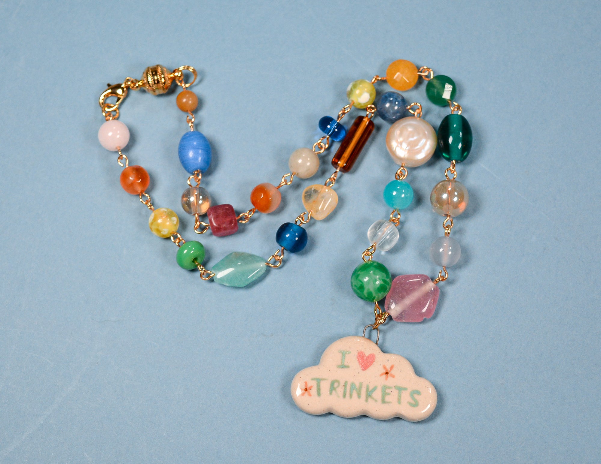 I <3 Trinkets Beaded Necklace