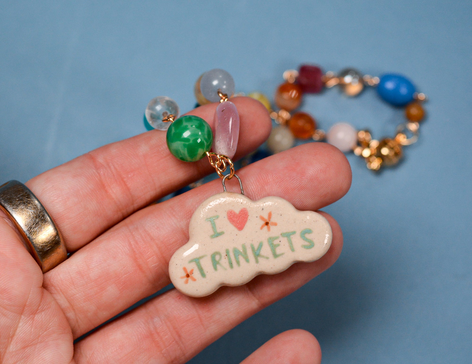 I <3 Trinkets Beaded Necklace