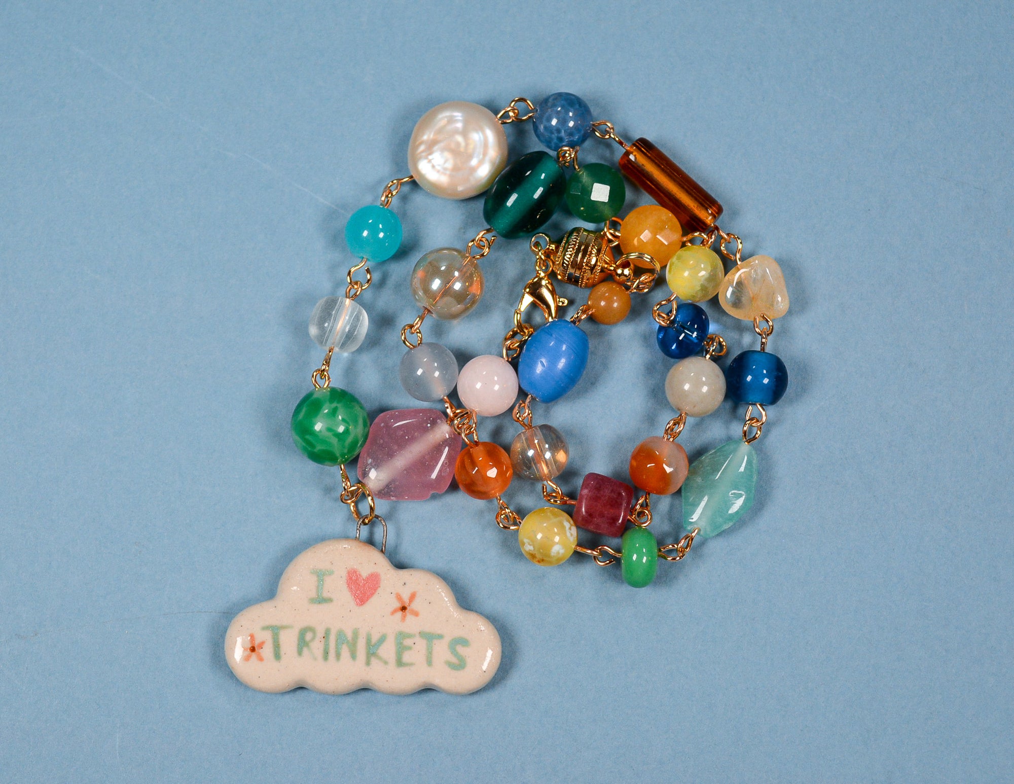 I <3 Trinkets Beaded Necklace