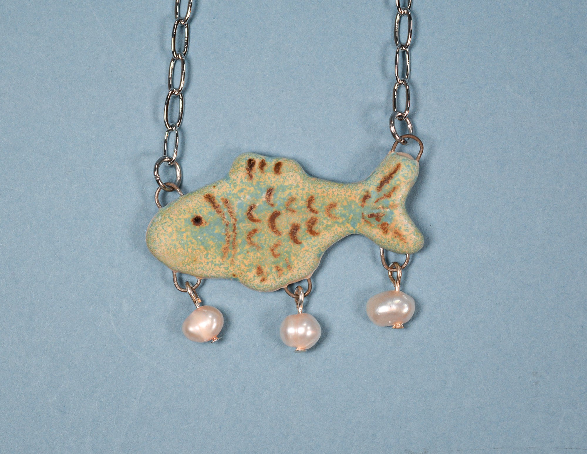 Trout n Pearls Necklace