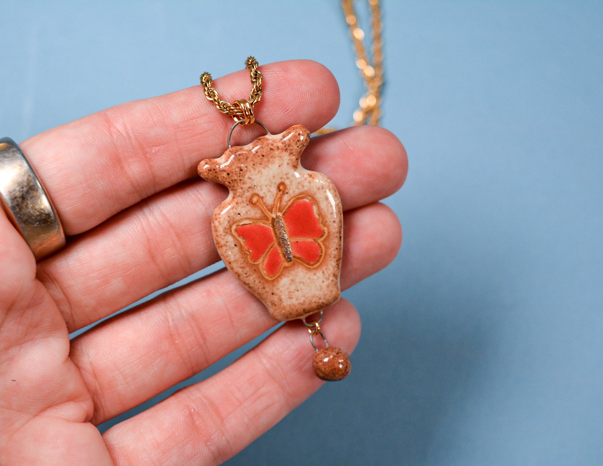 Painted Vase Necklaces