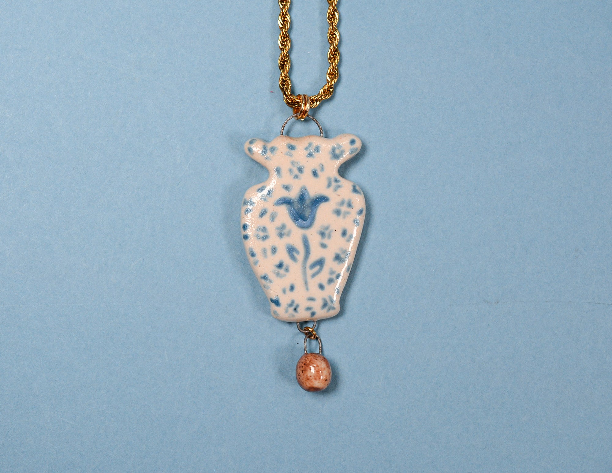 Painted Vase Necklaces