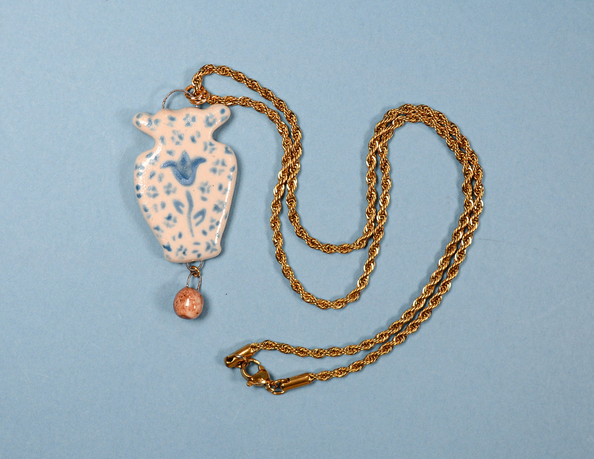 Painted Vase Necklaces