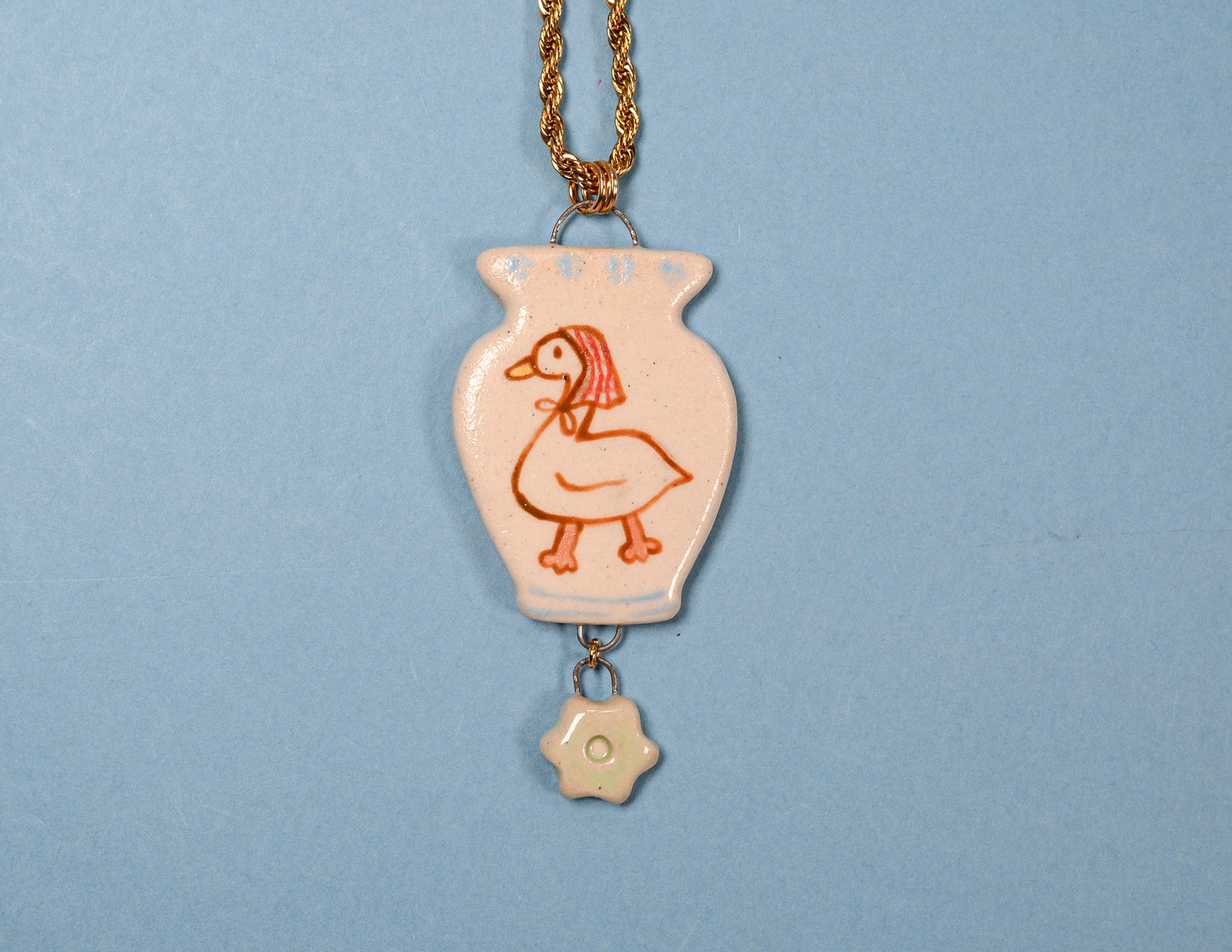 Painted Vase Necklaces