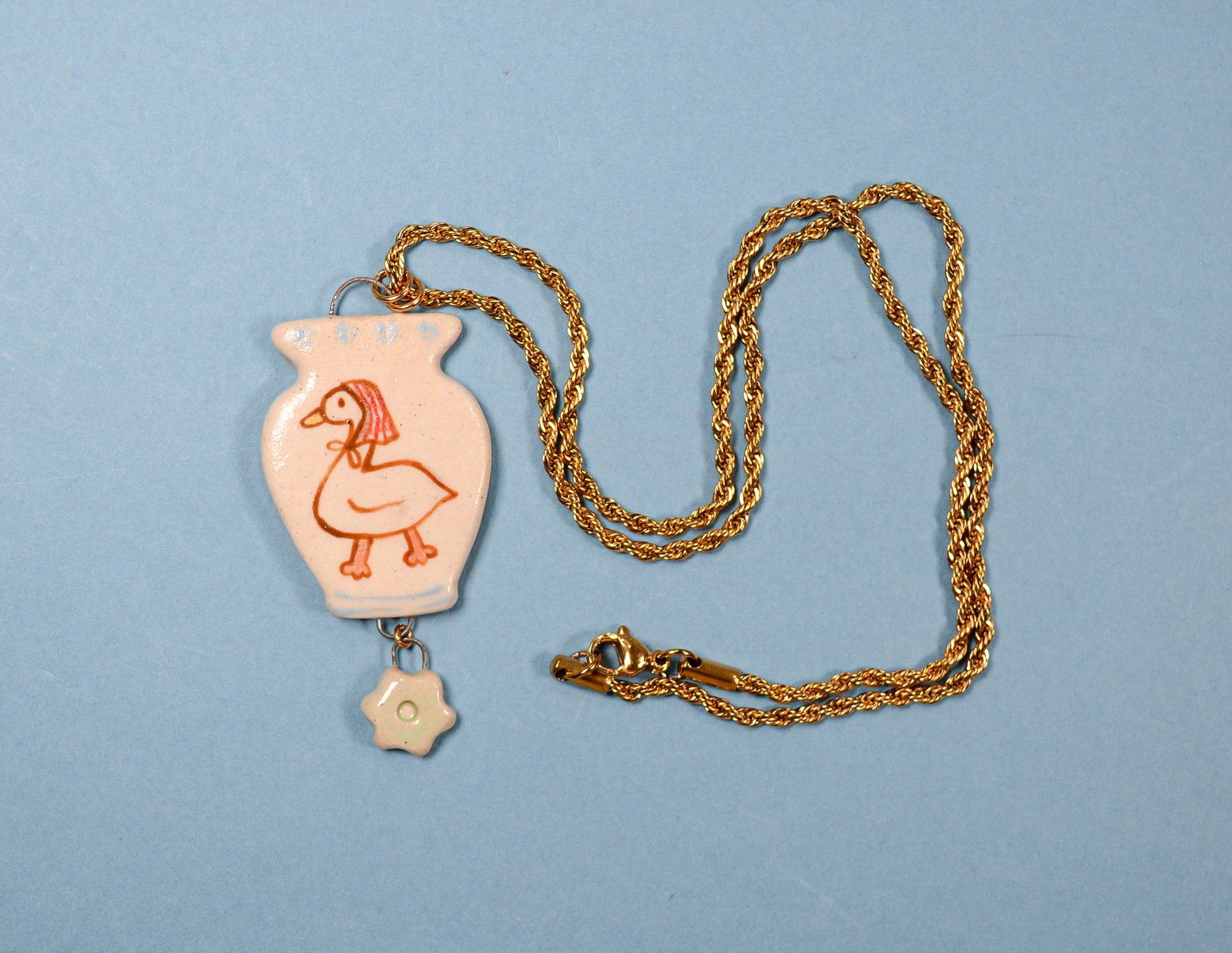 Painted Vase Necklaces