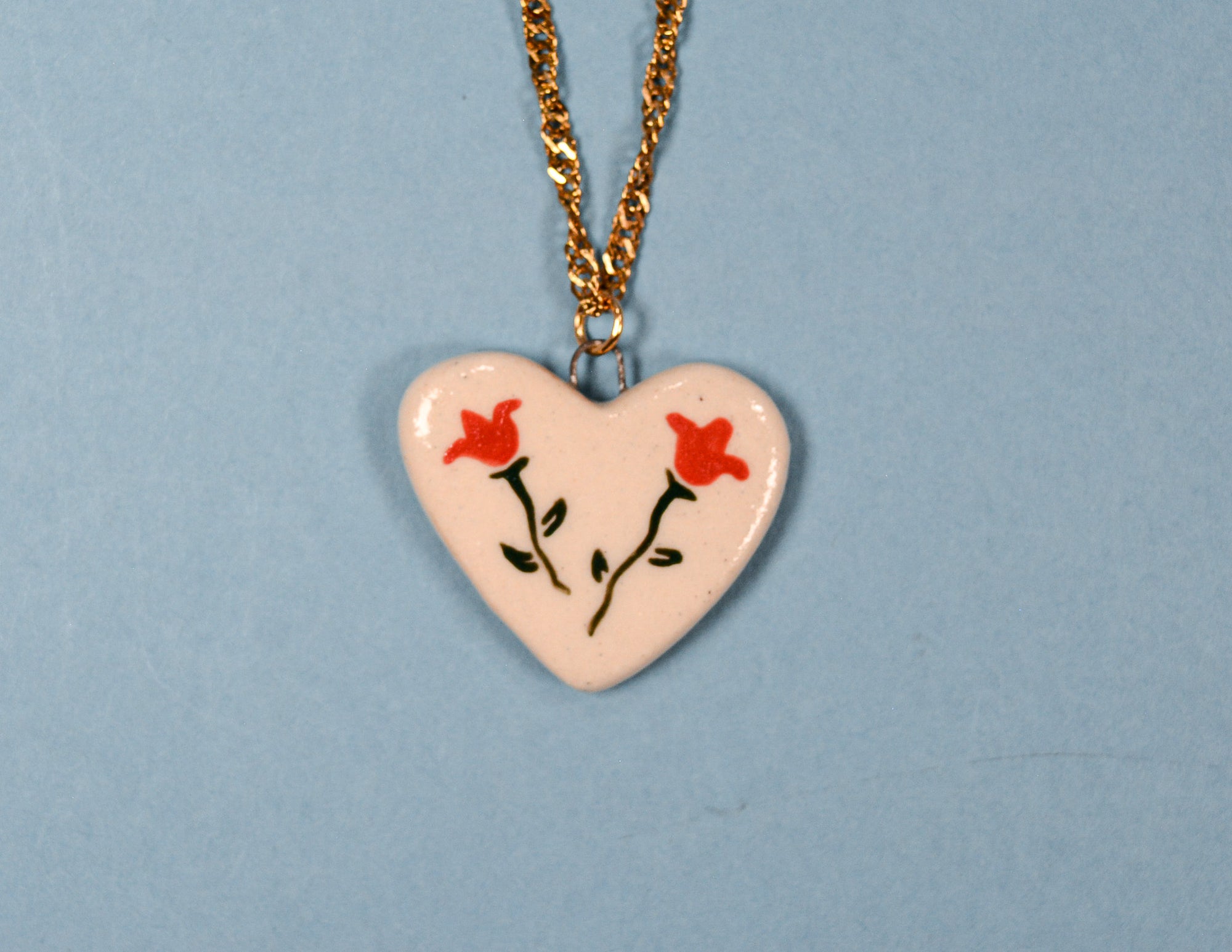 Twin Tulips Necklace