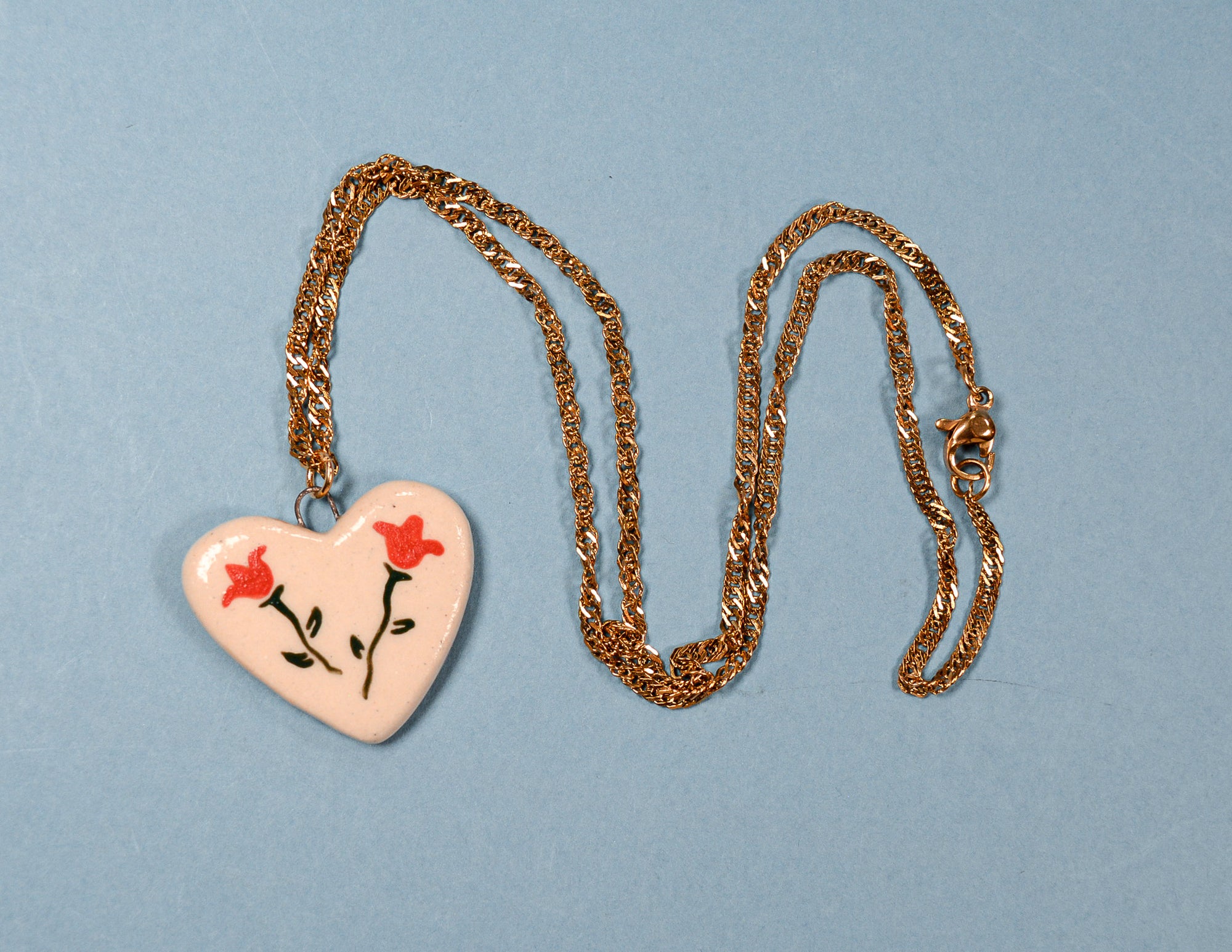 Twin Tulips Necklace