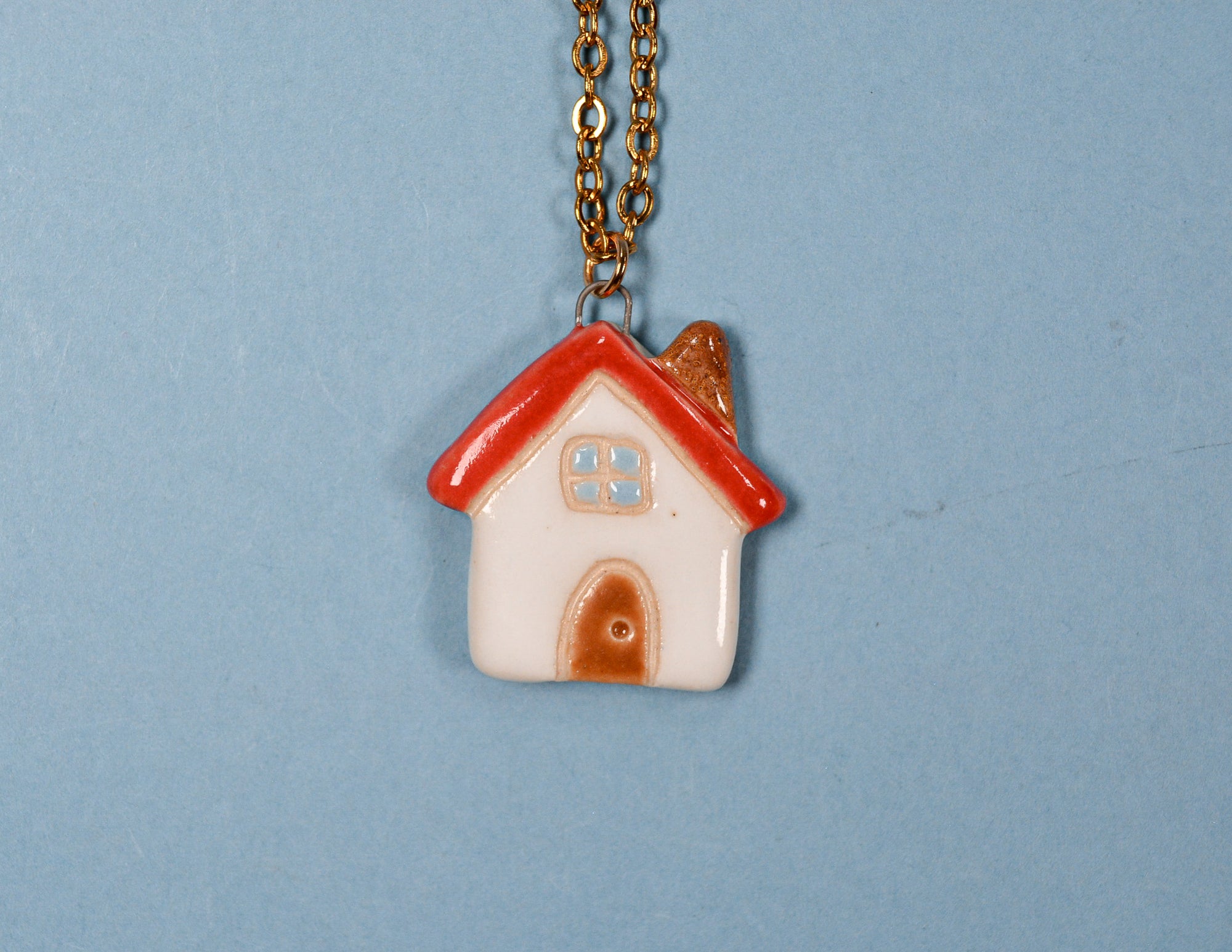 Red Roof Villa Necklace
