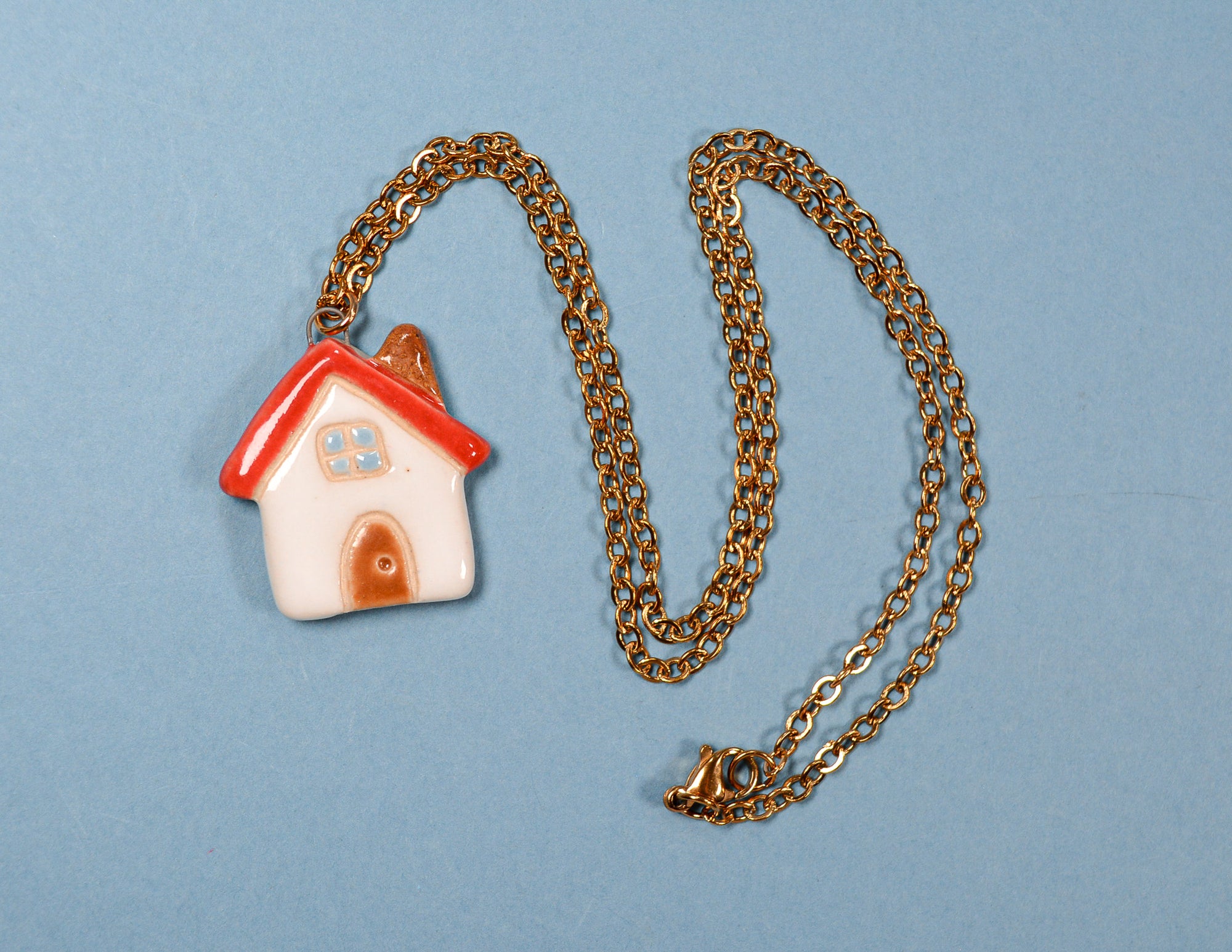 Red Roof Villa Necklace