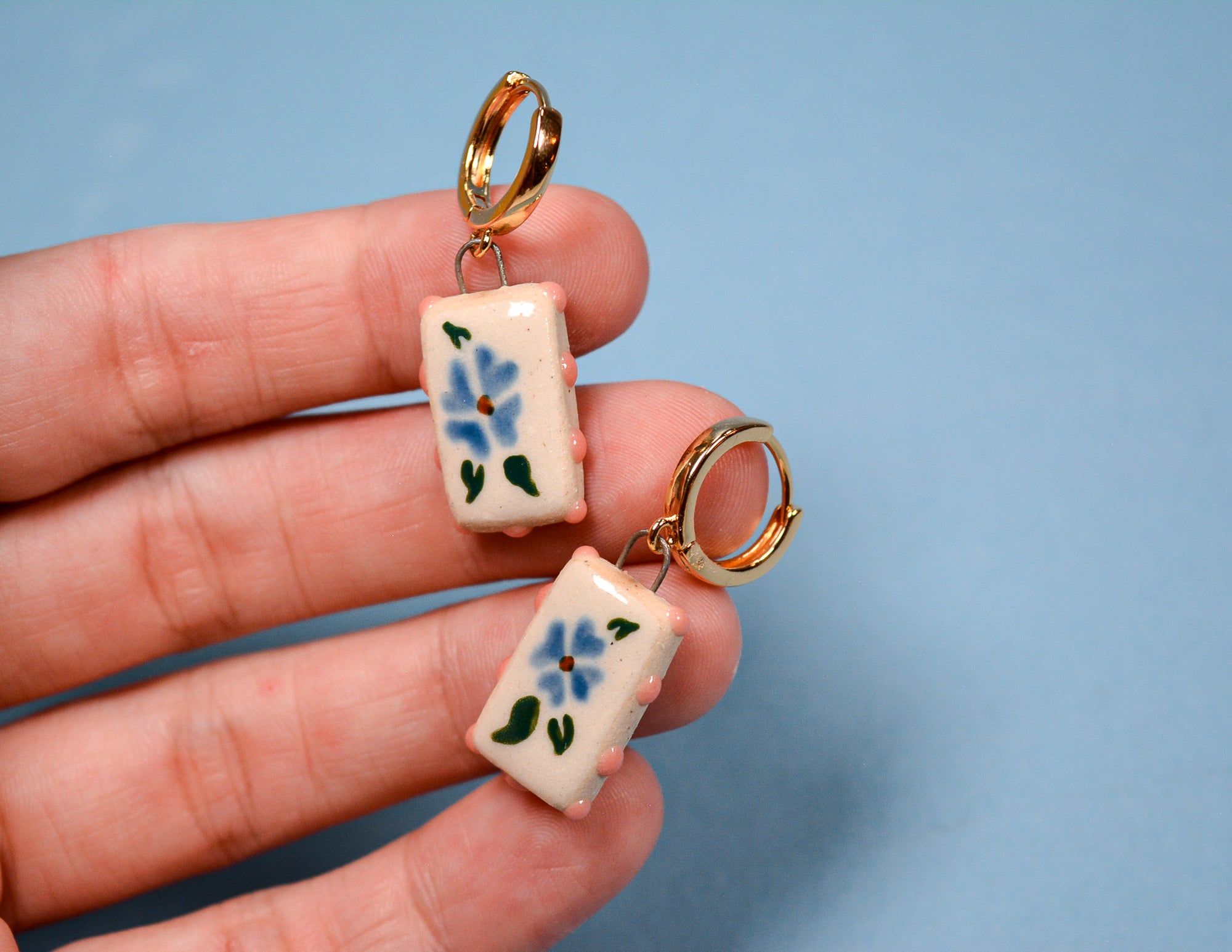 Petunia Gloop Hoop Earrings
