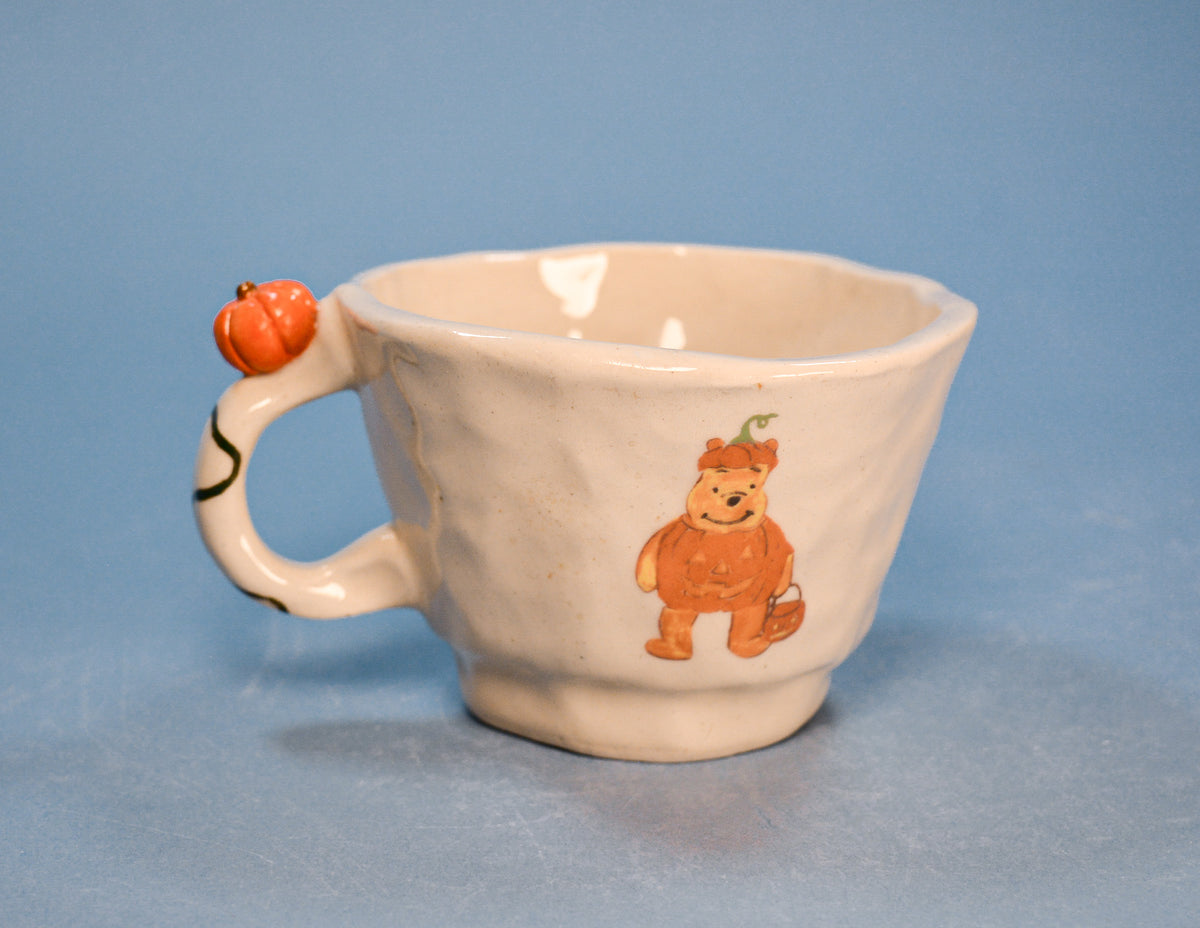 Pumpkin Pooh Pinched Ceramic Mug