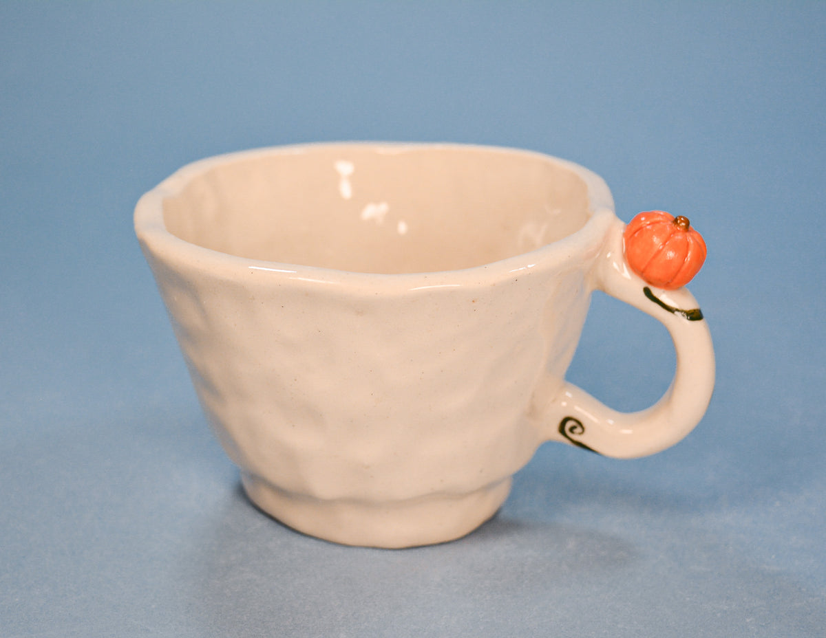 Pumpkin Pooh Pinched Ceramic Mug