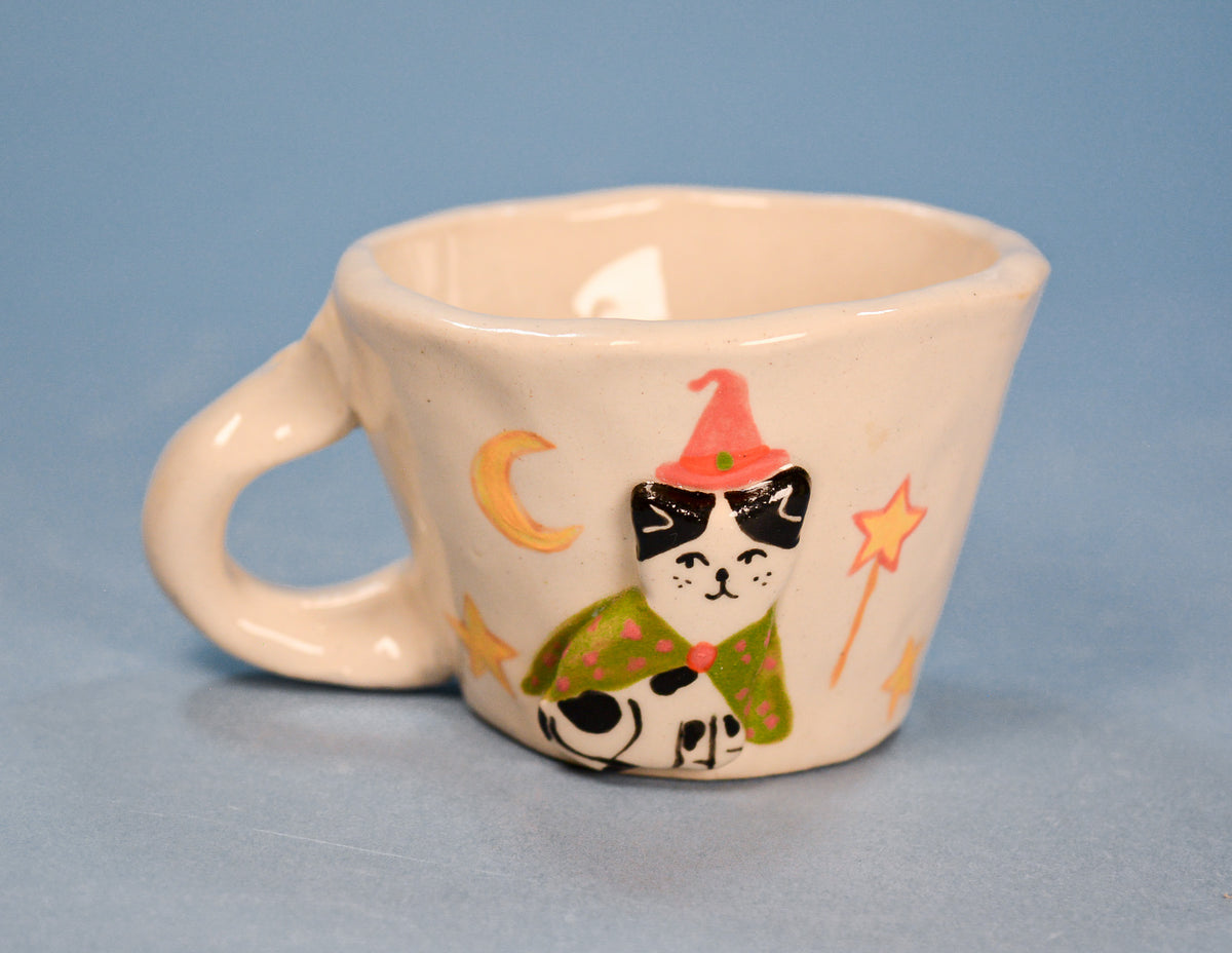 Witchy Cat Espresso Cup