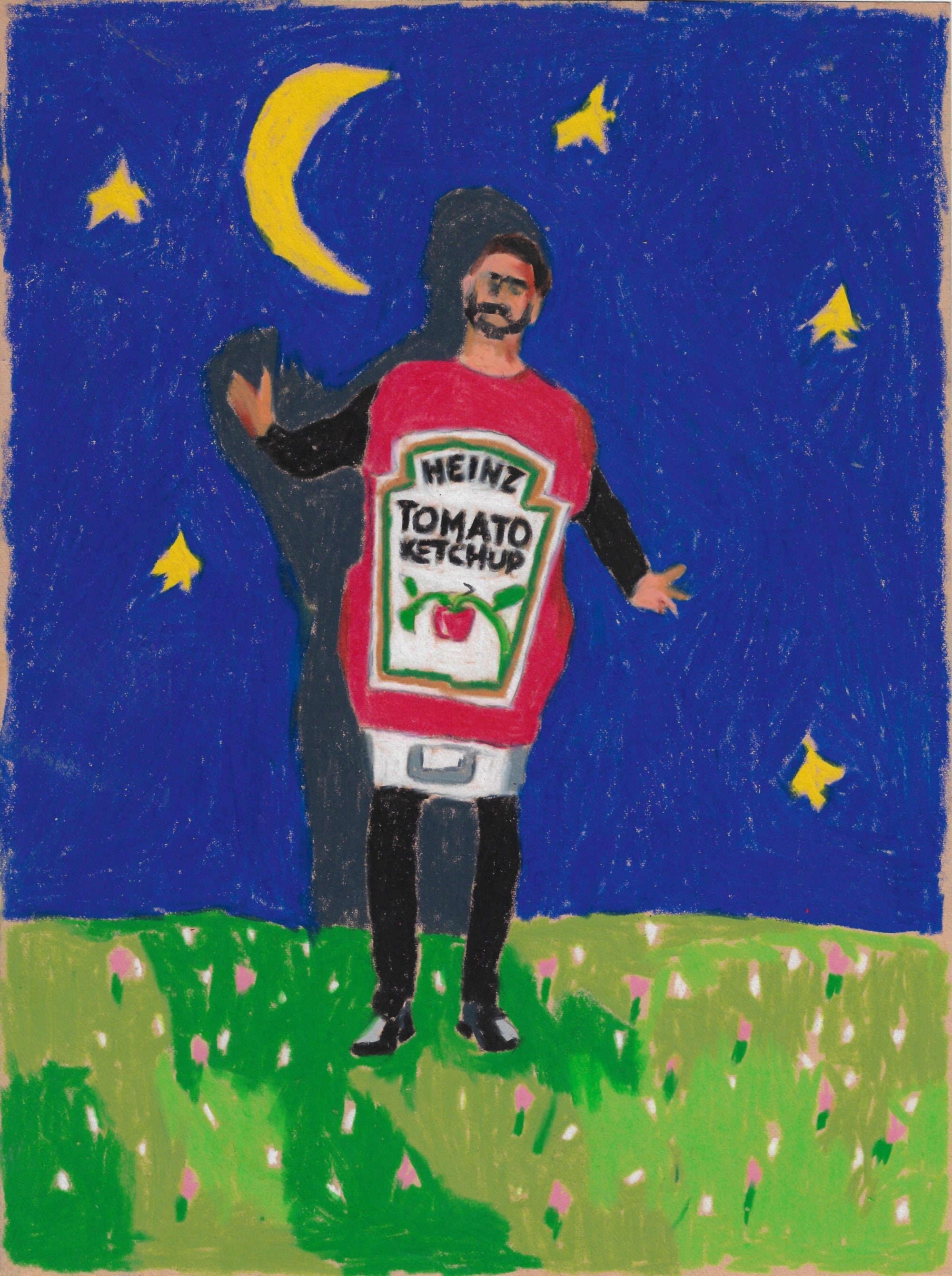 "Ketchup Costume" - Noah Mackenzie Original Drawing 2025