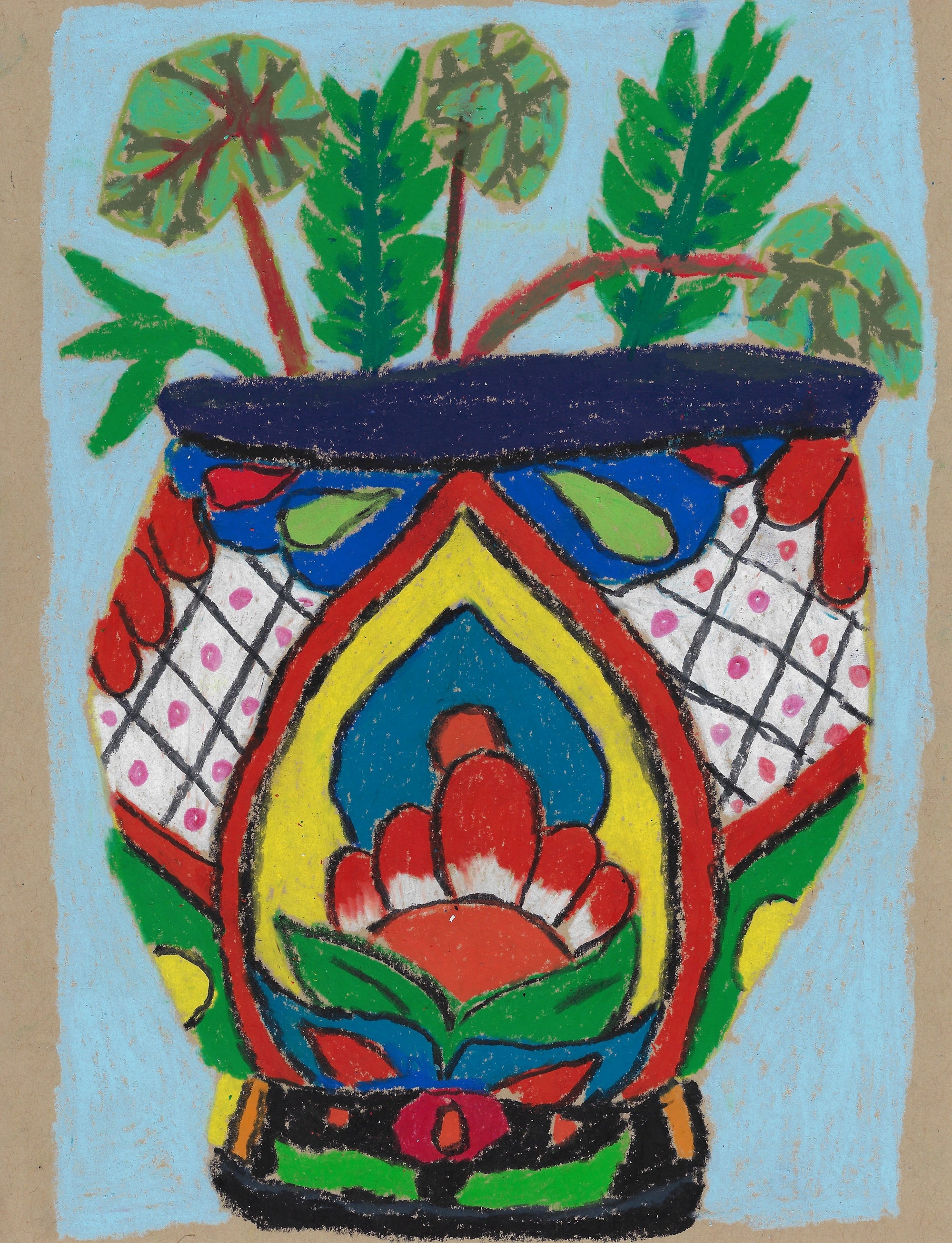 "Talavera Pot" - Noah Mackenzie Original Drawing 2024