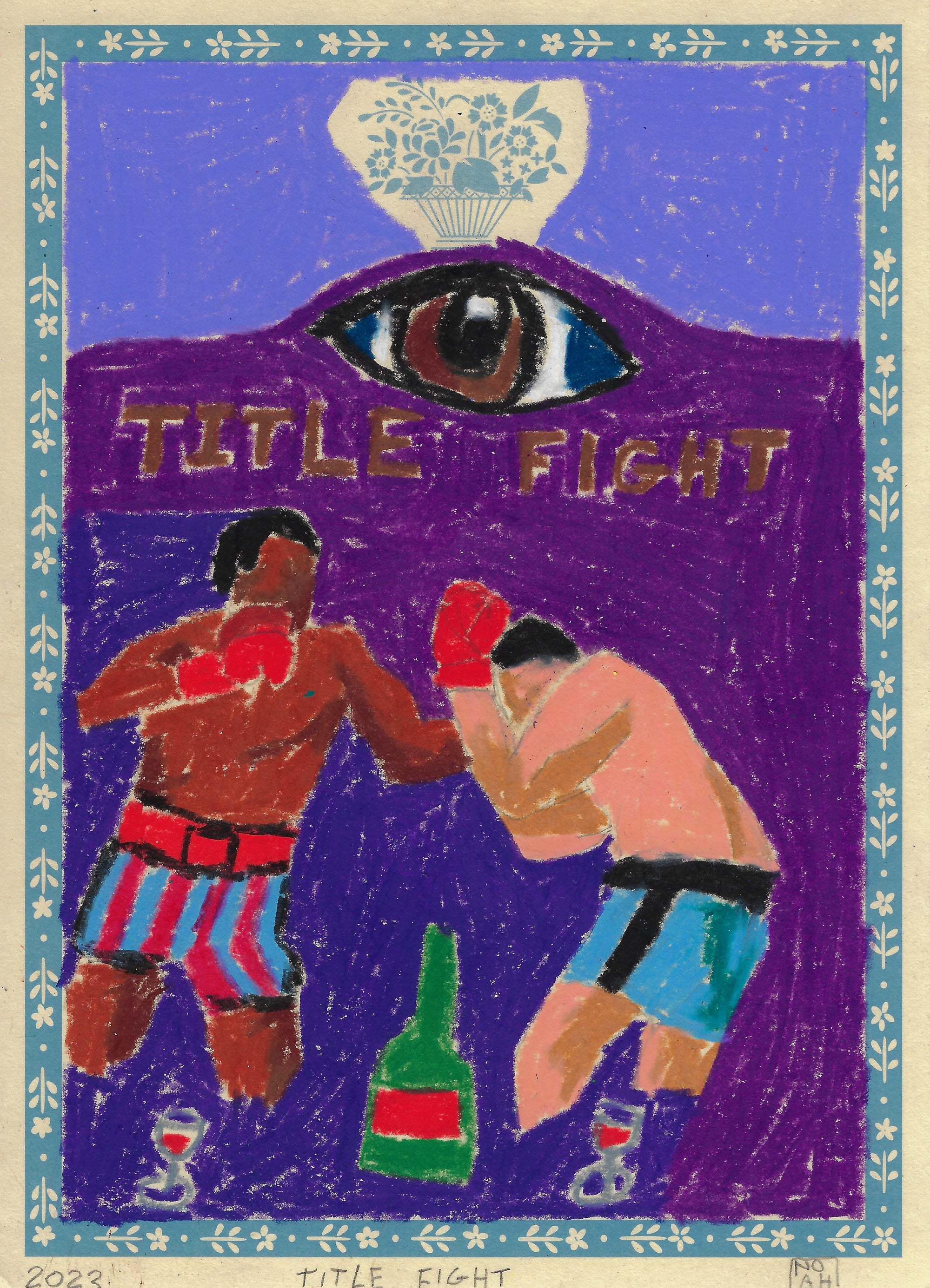 "Title Fight" - Noah Mackenzie Original Drawing 2024