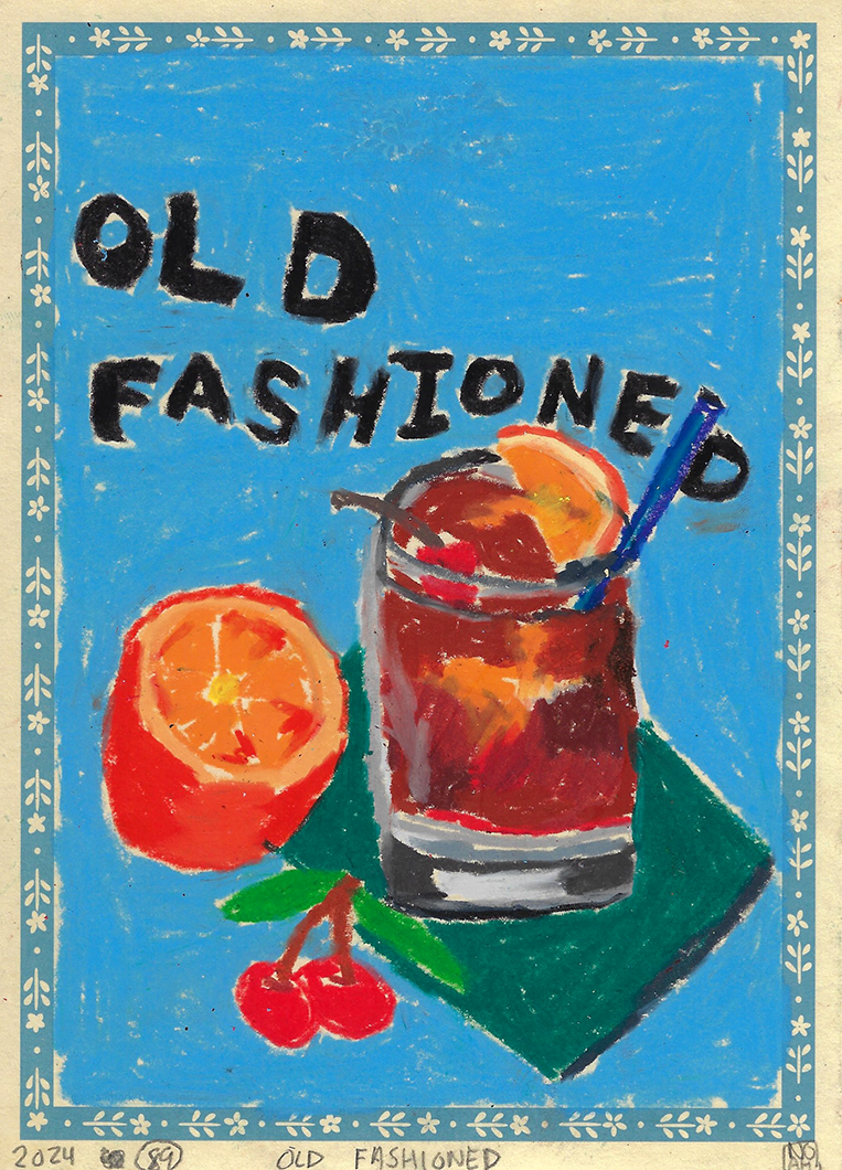 "Old Fashioned" - Noah Mackenzie Original Drawing 2024