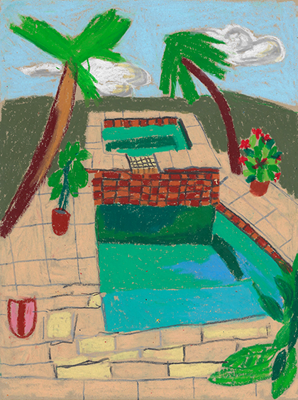 "The Pool" - Noah Mackenzie Original Drawing 2024