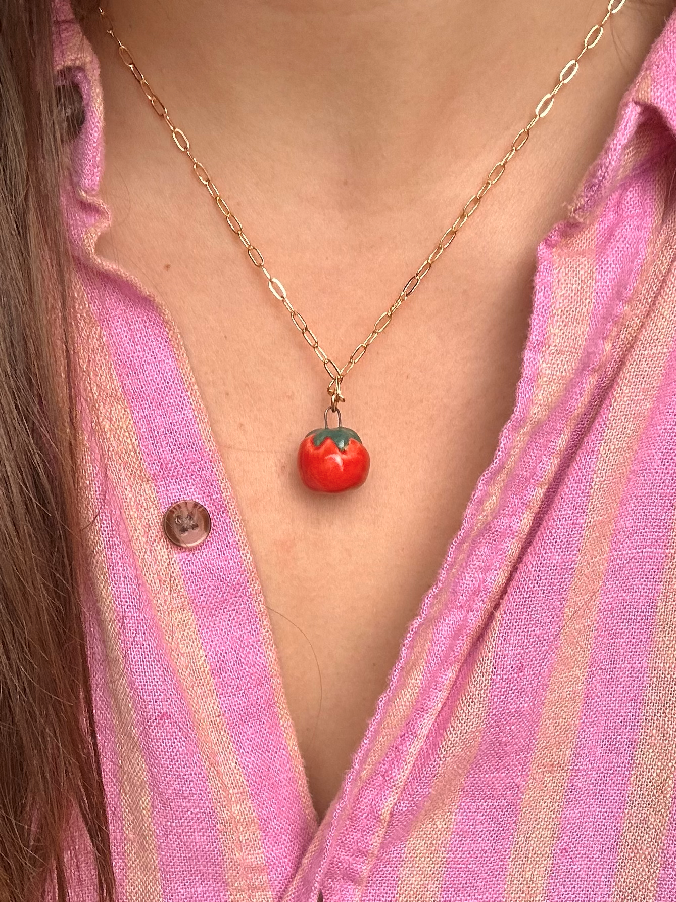 Tomato Necklace