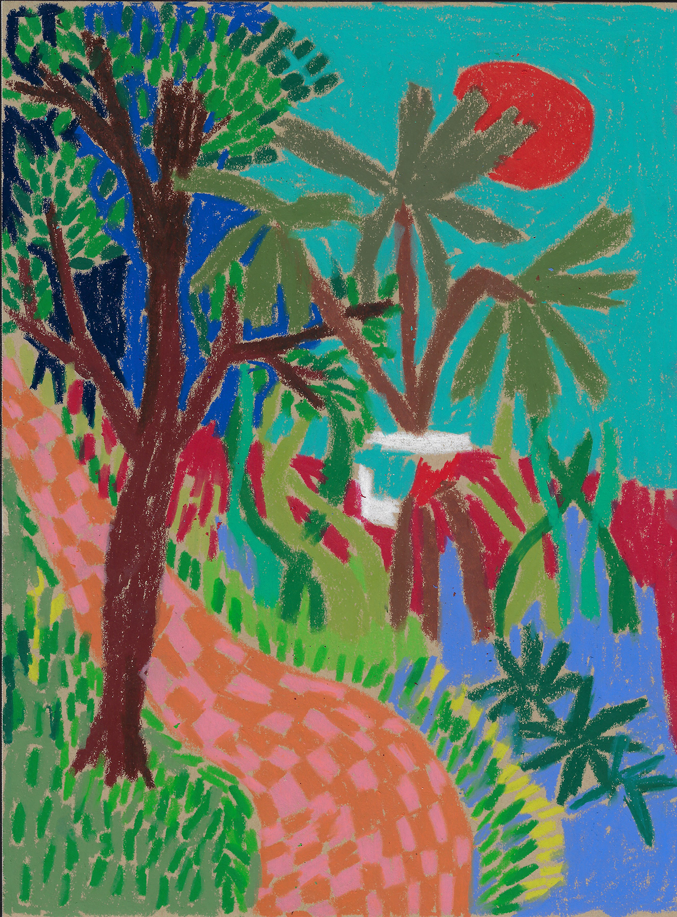 "Tropical Path" - Noah Mackenzie Original Drawing 2024
